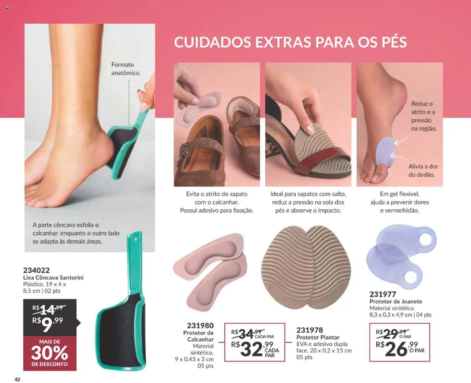 Avon Folheto - válido de 29/06/2026 | Página: 50 | Produtos: Sapatos, Lixa
