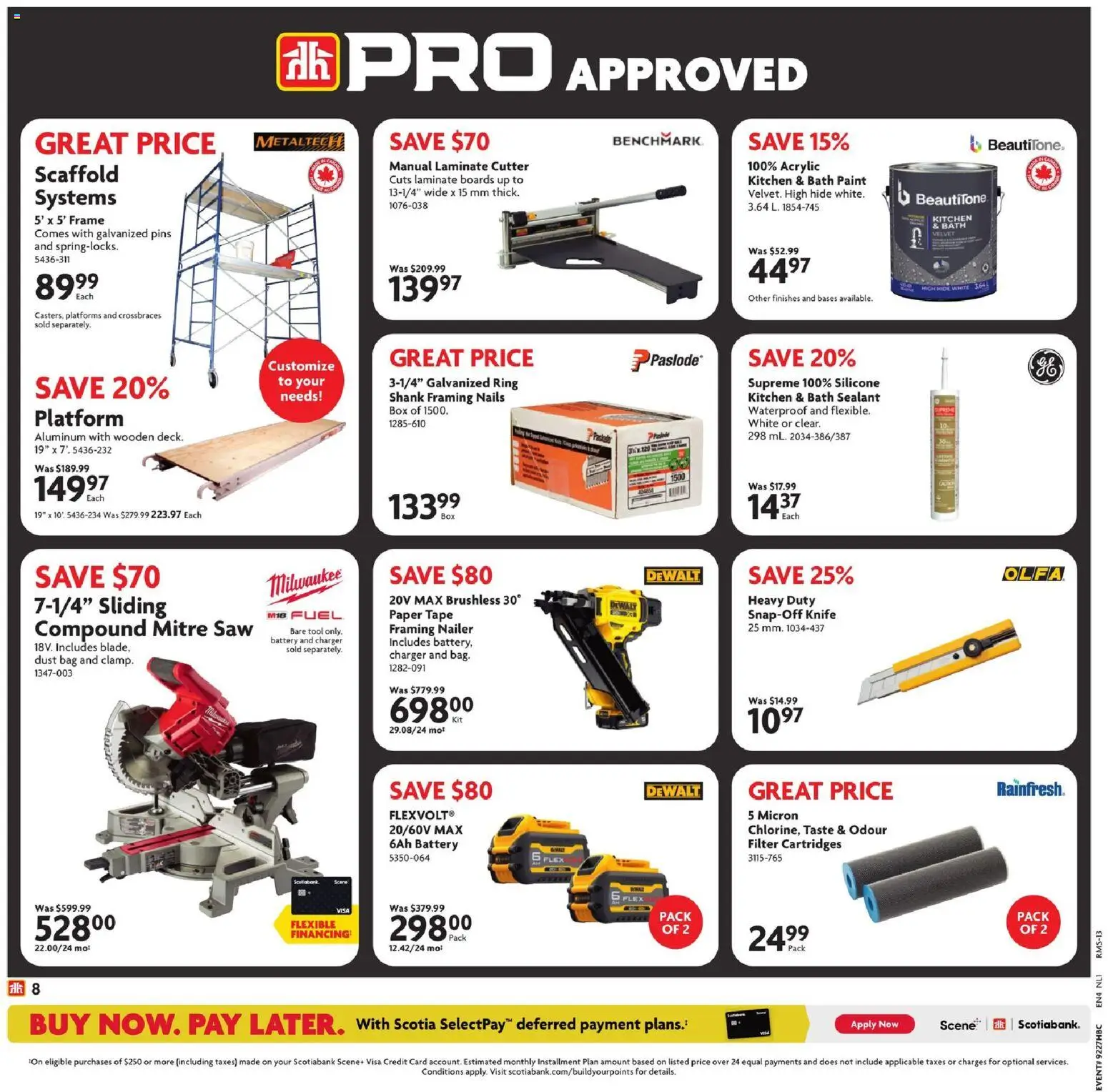Home Hardware flyer valid from Jul 2, 2026 | Page: 12 | Products: Bag, Cutter, Battery, Bath