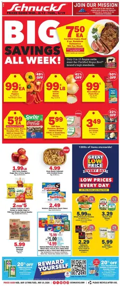 Preview of Schnucks weekly ads valid from 13.05.2026