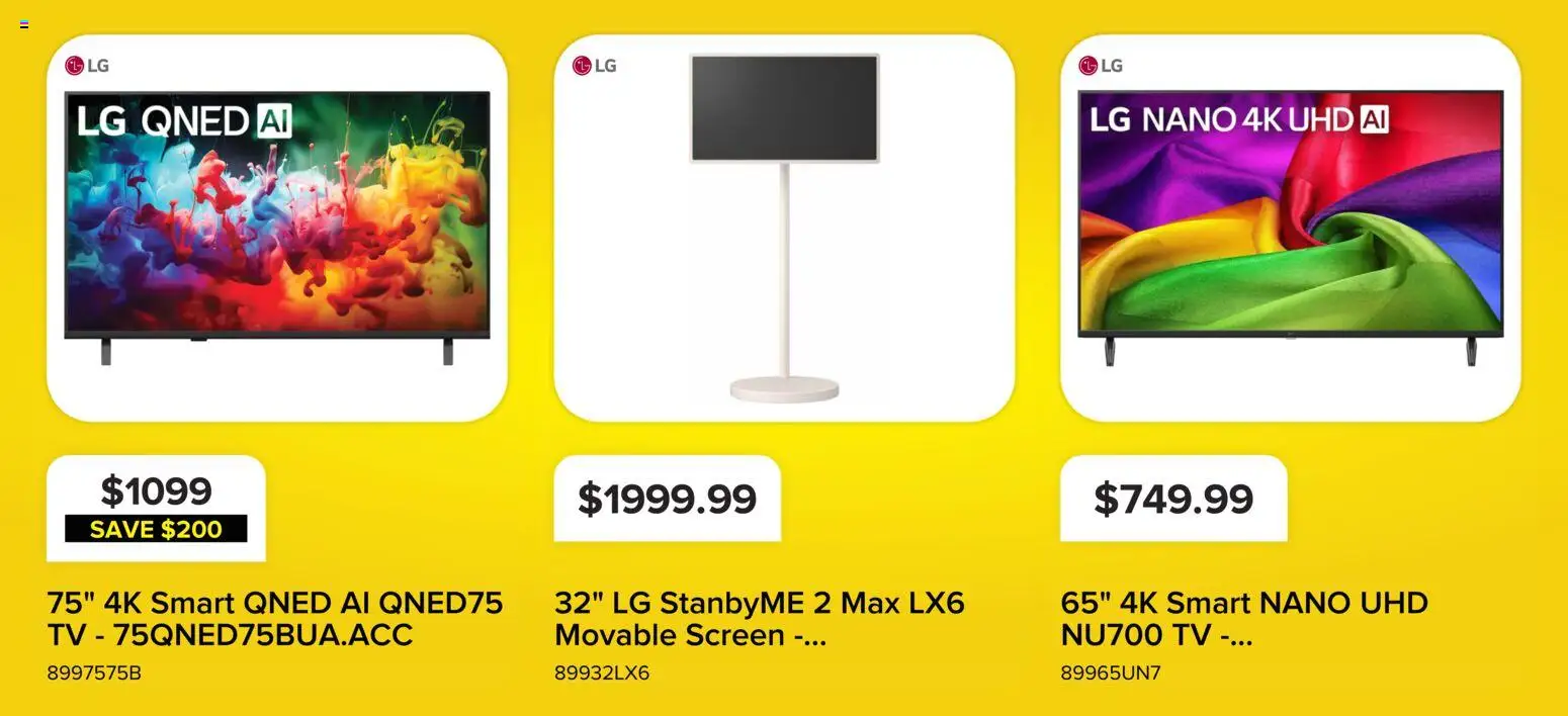 Leon's flyer valid from Oct 1, 2026 | Page: 6 | Products: Tv