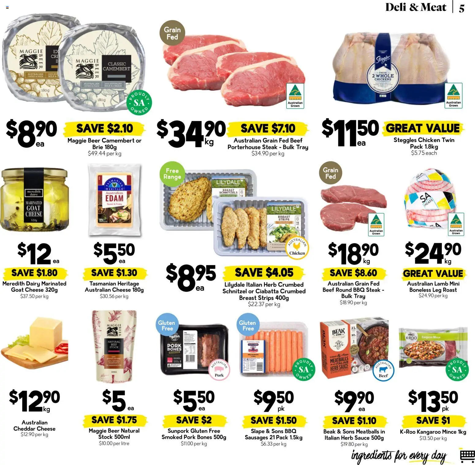 Drakes catalogue - valid from 12/08/2026 | Page: 5 | Products: Cheese, Lamb, Sausages, Roast