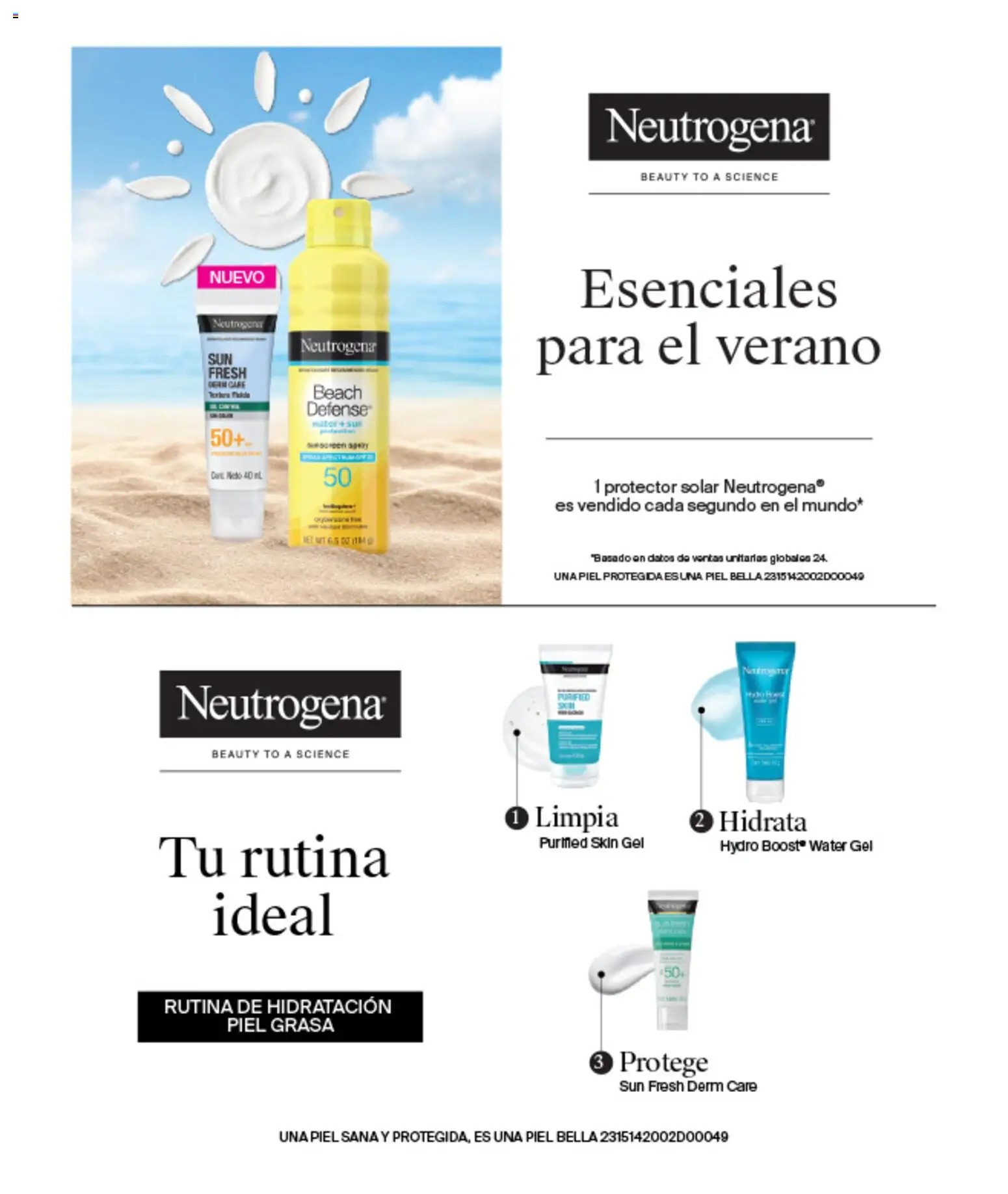 Nuevas ofertas de H-E-B válidas en toda la República Mexicana desde el 01/07/2026. ¡Encuentra las mejores ofertas en H-E-B folleto Celebra! | Página: 69 | Productos: Protector solar