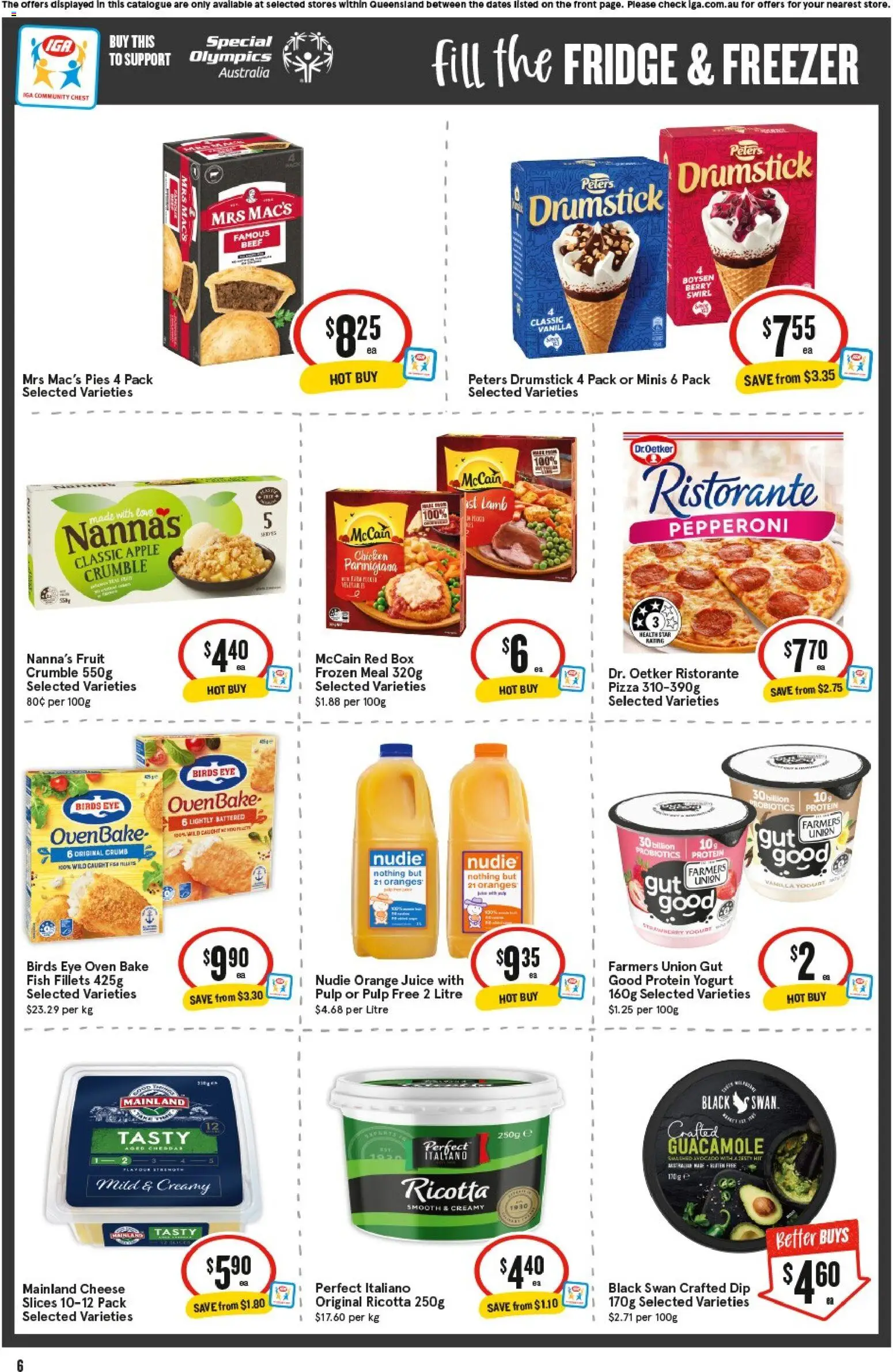 IGA catalogue - valid from 13.05.2026 | Page: 6 | Products: Chocolate, Vinegar, Raspberry, Phone