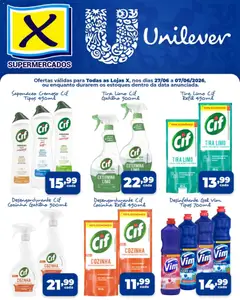 X Supermercados ofertas Unilever - Pré-Visualização do folheto da loja X Supermercados, válido de 27/06/2026 | Página: 2