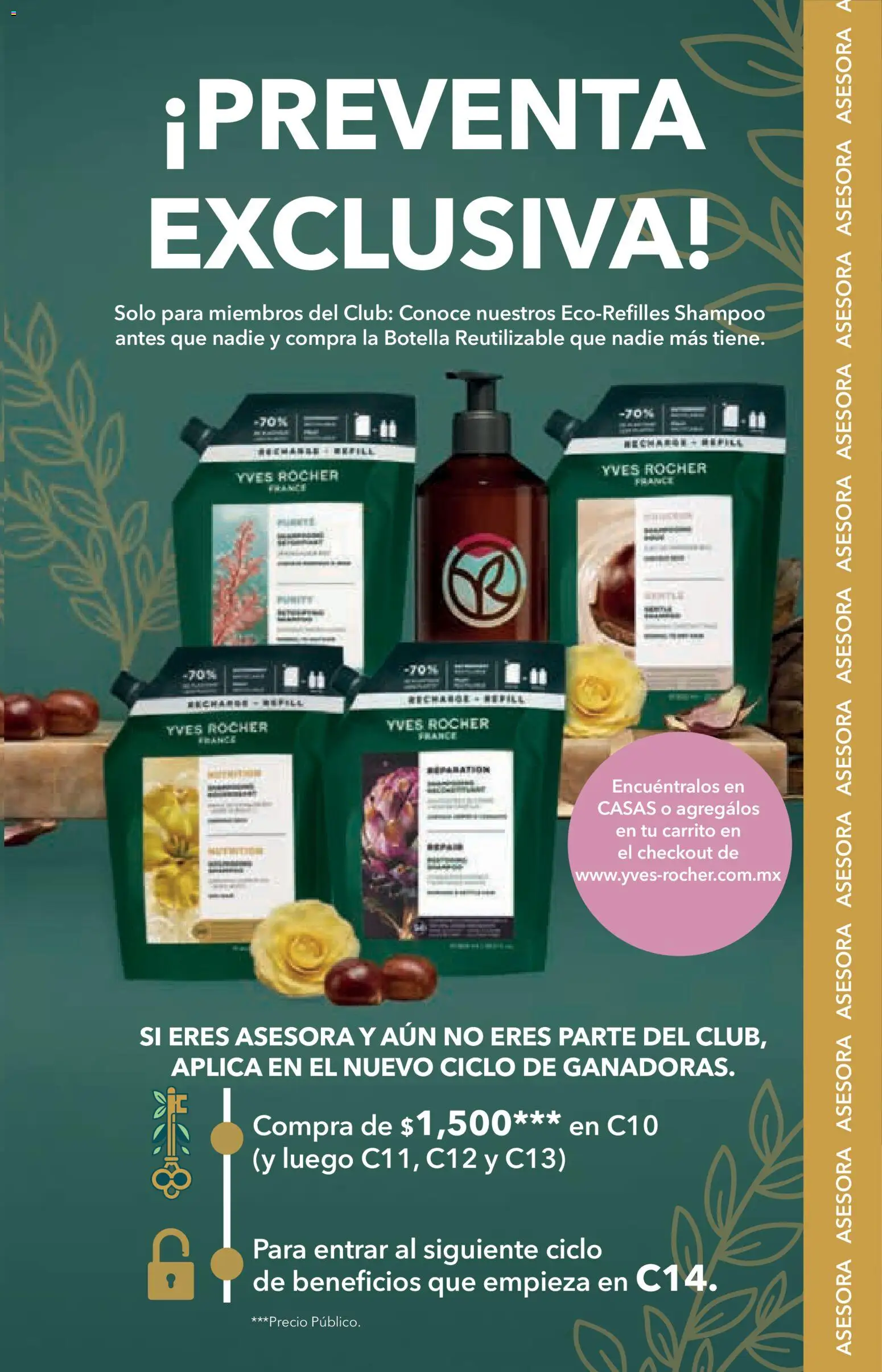 Nuevas ofertas de Yves Rocher válidas en toda la República Mexicana desde el 14/07/2026. ¡Encuentra las mejores ofertas en Yves Rocher campaña 10 2026! | Página: 115 | Productos: Botella