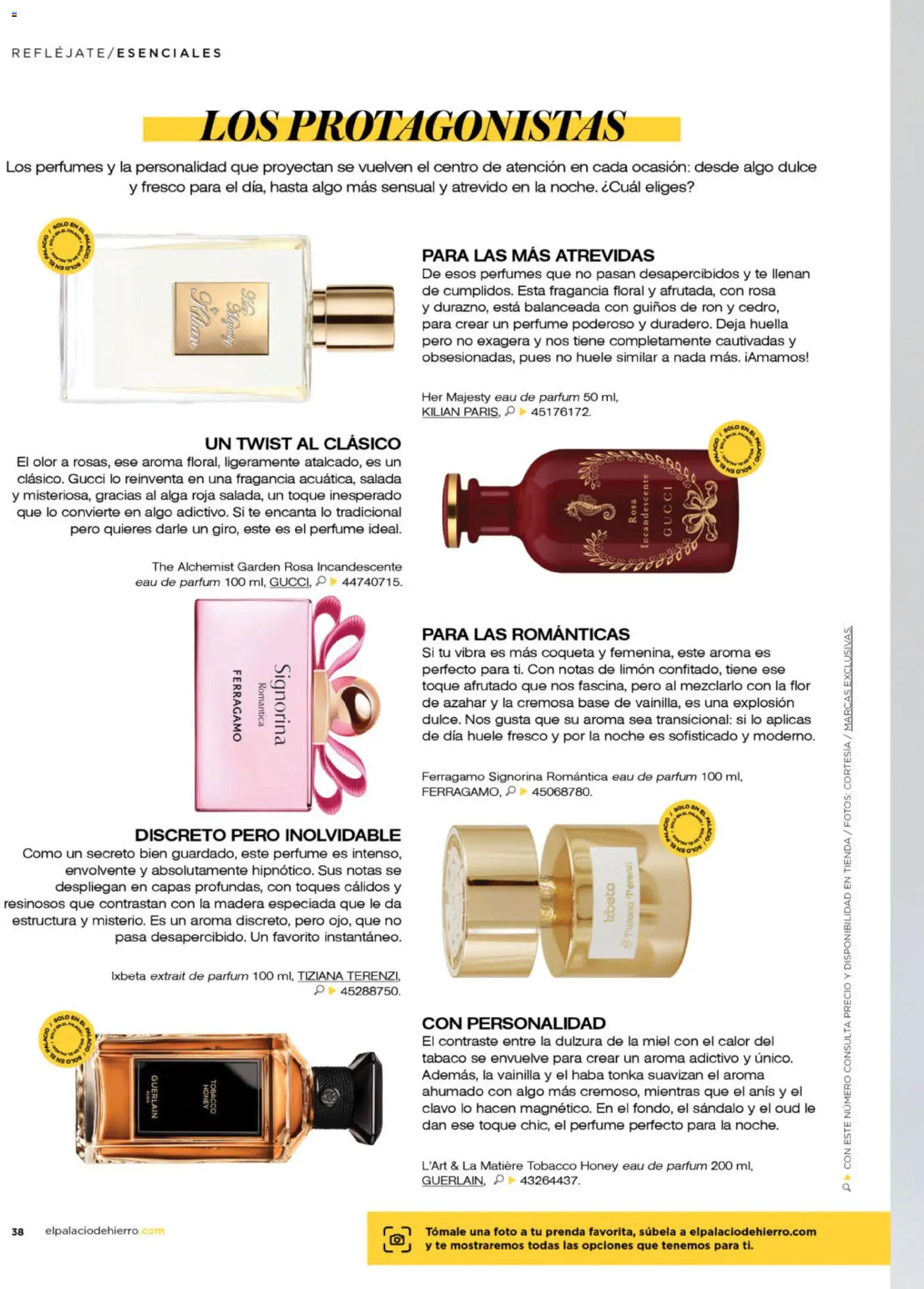 Nuevas ofertas de Palacio De Hierro válidas en toda la República Mexicana desde el 01.04.2026. ¡Encuentra las mejores ofertas en Palacio De Hierro catálogo! | Página: 40 | Productos: Clavo, Té, Perfume, Fragancia