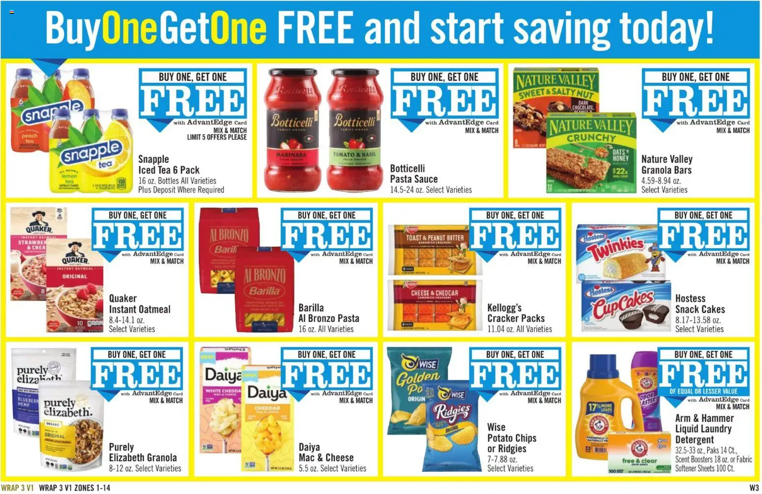 Price Chopper Weekly Ad - valid from 31.05.2026 | Page: 15 | Products: Cheese, Tea, Sauce, Peach