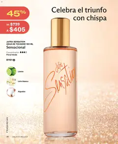Vista previa de JAFRA catálogo, nuevo folleto de la tienda, válido en México a partir del 01.05.2026 | Página: 38 | Productos: Agua, Limón, Algodón