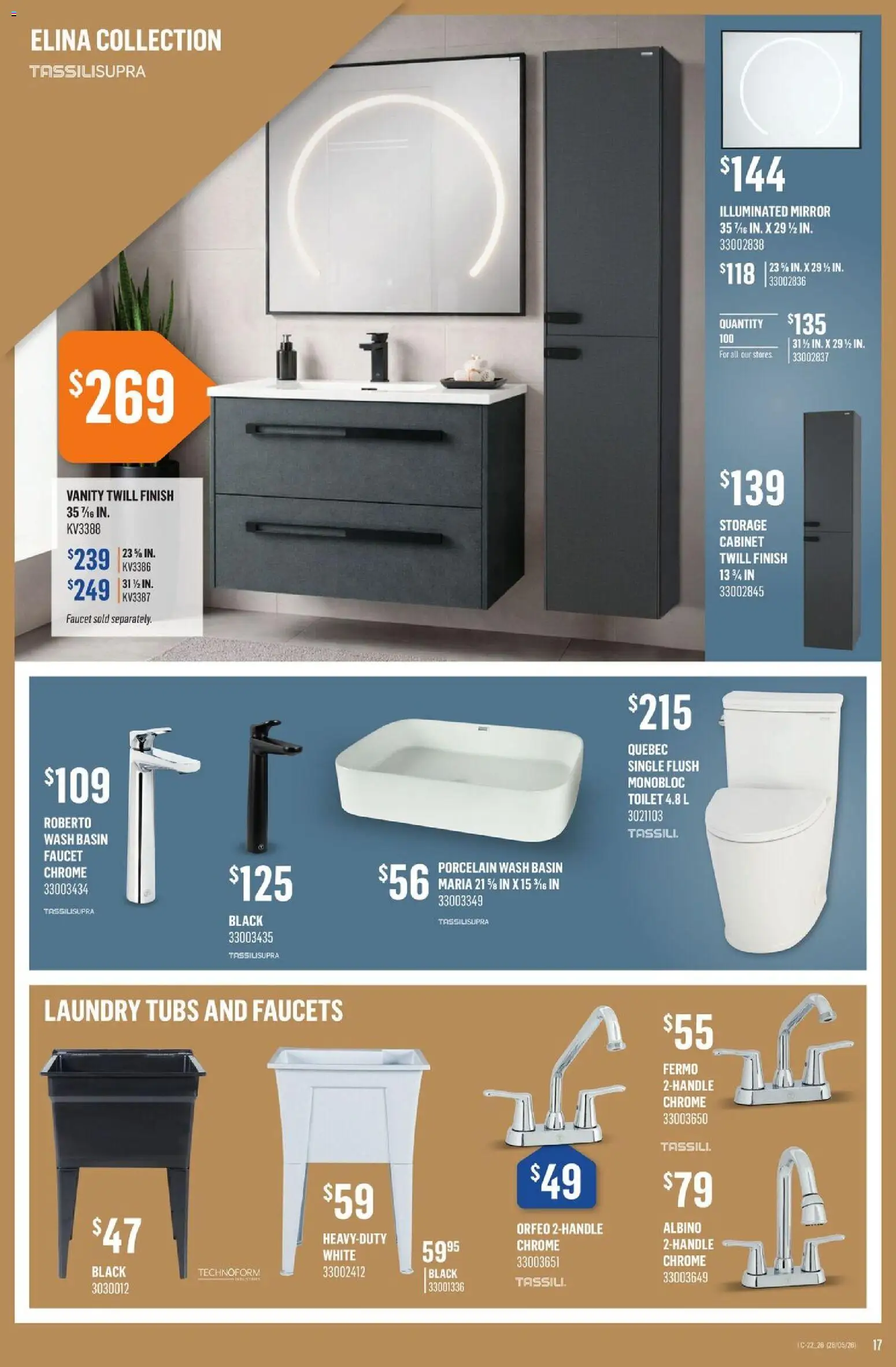 Canac flyer valid from 28.05.2026 | Page: 17 | Products: Cabinet, Mirror