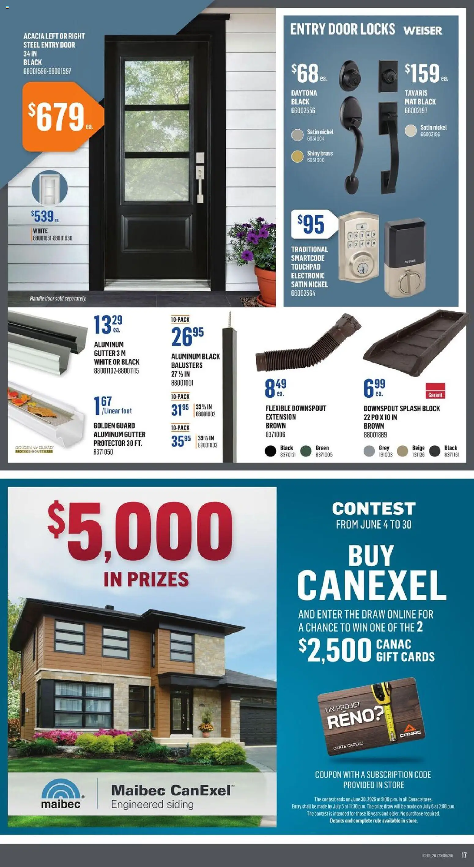 Canac flyer valid from Jun 25, 2026 | Page: 17