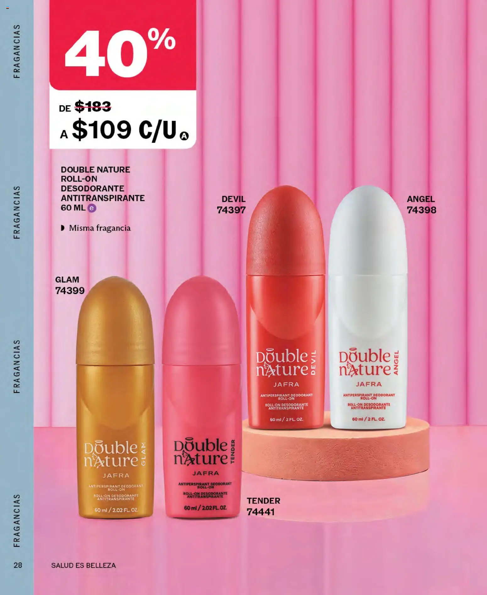 Nuevas ofertas de JAFRA válidas en toda la República Mexicana desde el 01/10/2026. ¡Encuentra las mejores ofertas en JAFRA catálogo! | Página: 28