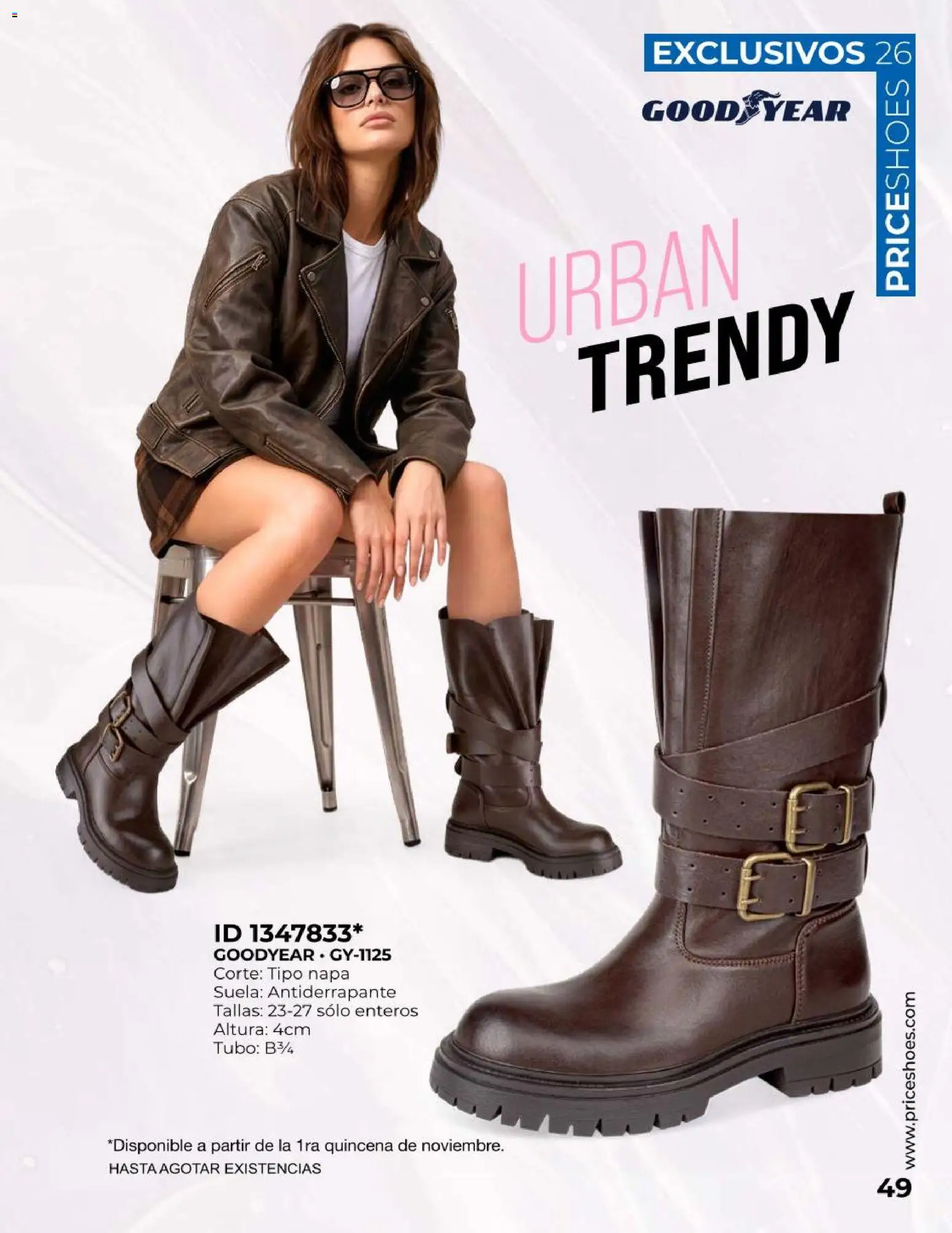 Nuevas ofertas de Price Shoes válidas en toda la República Mexicana desde el 01/10/2026. ¡Encuentra las mejores ofertas en Price Shoes catálogo Exclusivos! | Página: 49