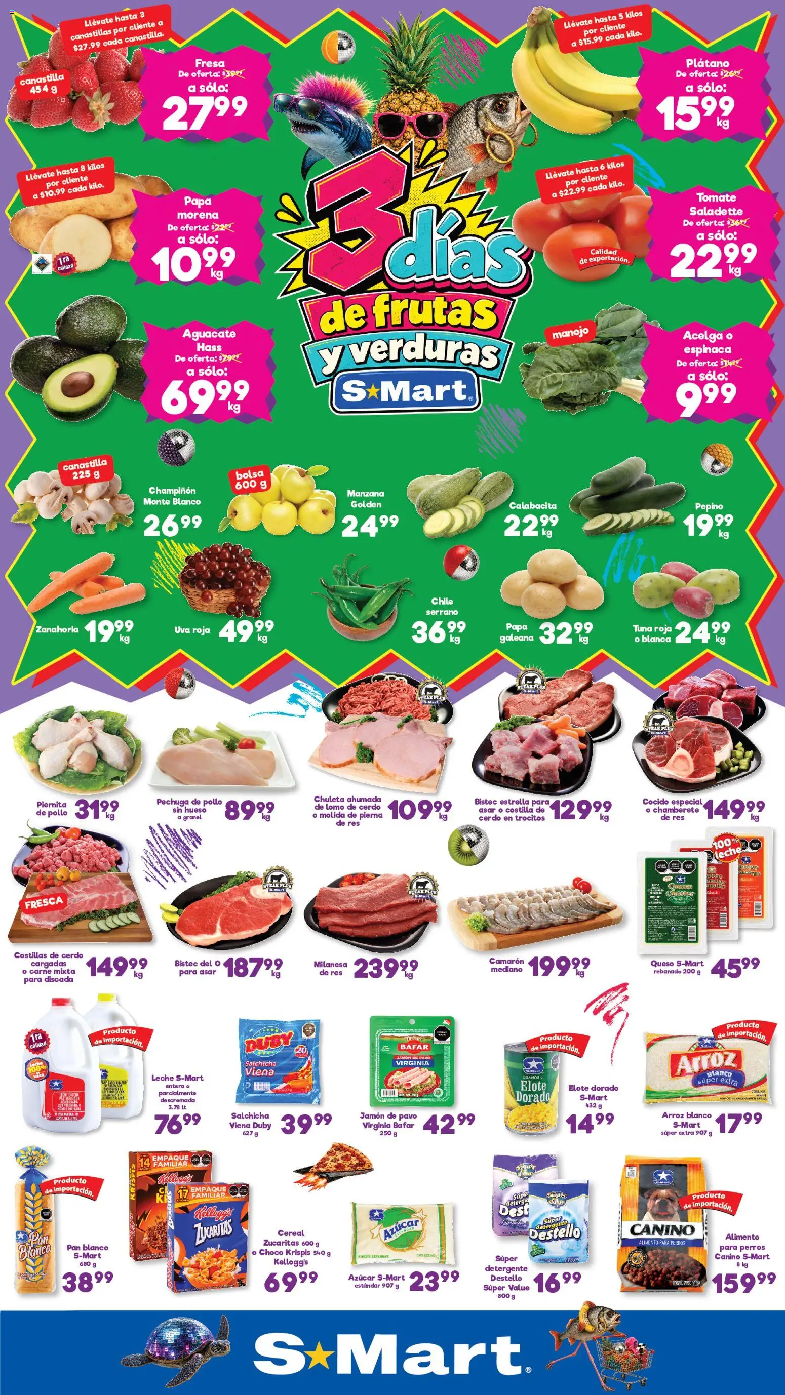 Nuevas ofertas de S-Mart válidas en toda la República Mexicana desde el 06/10/2026. ¡Encuentra las mejores ofertas en S-Mart folleto Matamoros, Reynosa! | Página: 1