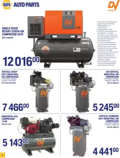 Preview of NAPA Auto Parts flyer - Fully Equipped September-October 2026 from shop NAPA Auto Parts valid from Sep 1, 2026 | Page: 10 | Products: Monitor, Compressor, Dryer, Air compressor