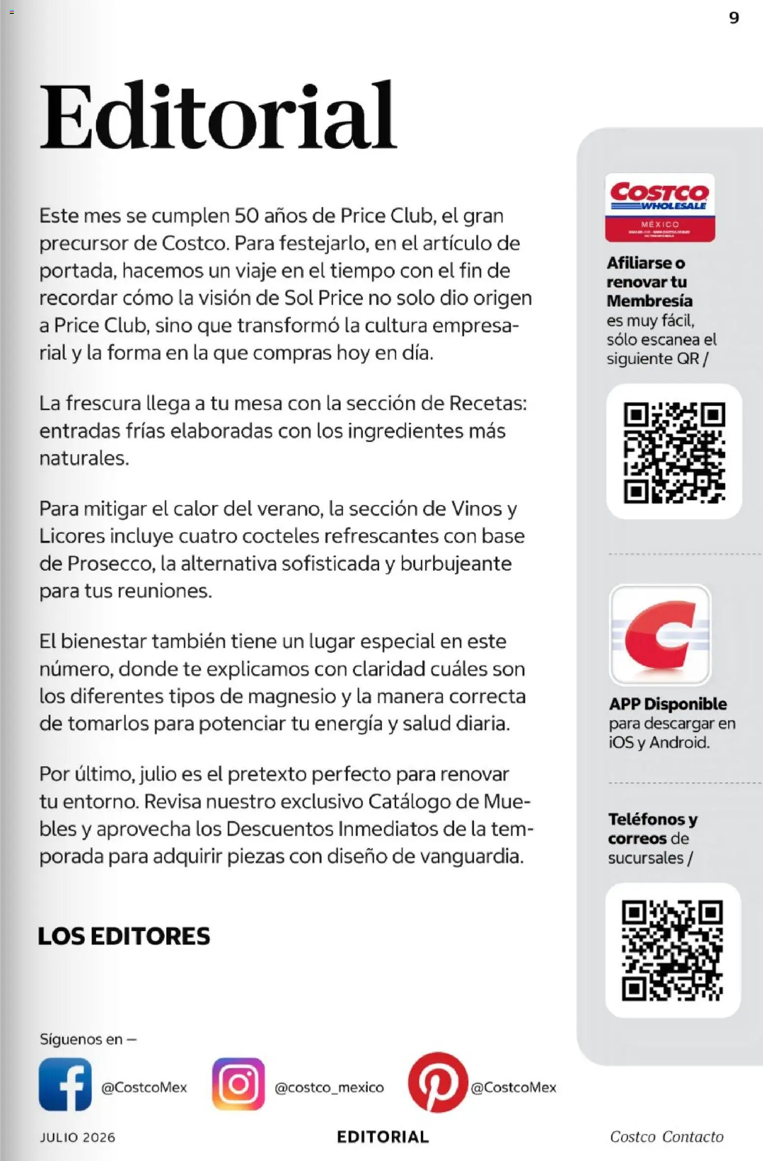 Nuevas ofertas de Costco válidas en toda la República Mexicana desde el 01/07/2026. ¡Encuentra las mejores ofertas en Costco Revista Julio 2026! | Página: 9 | Productos: Mesa, Té