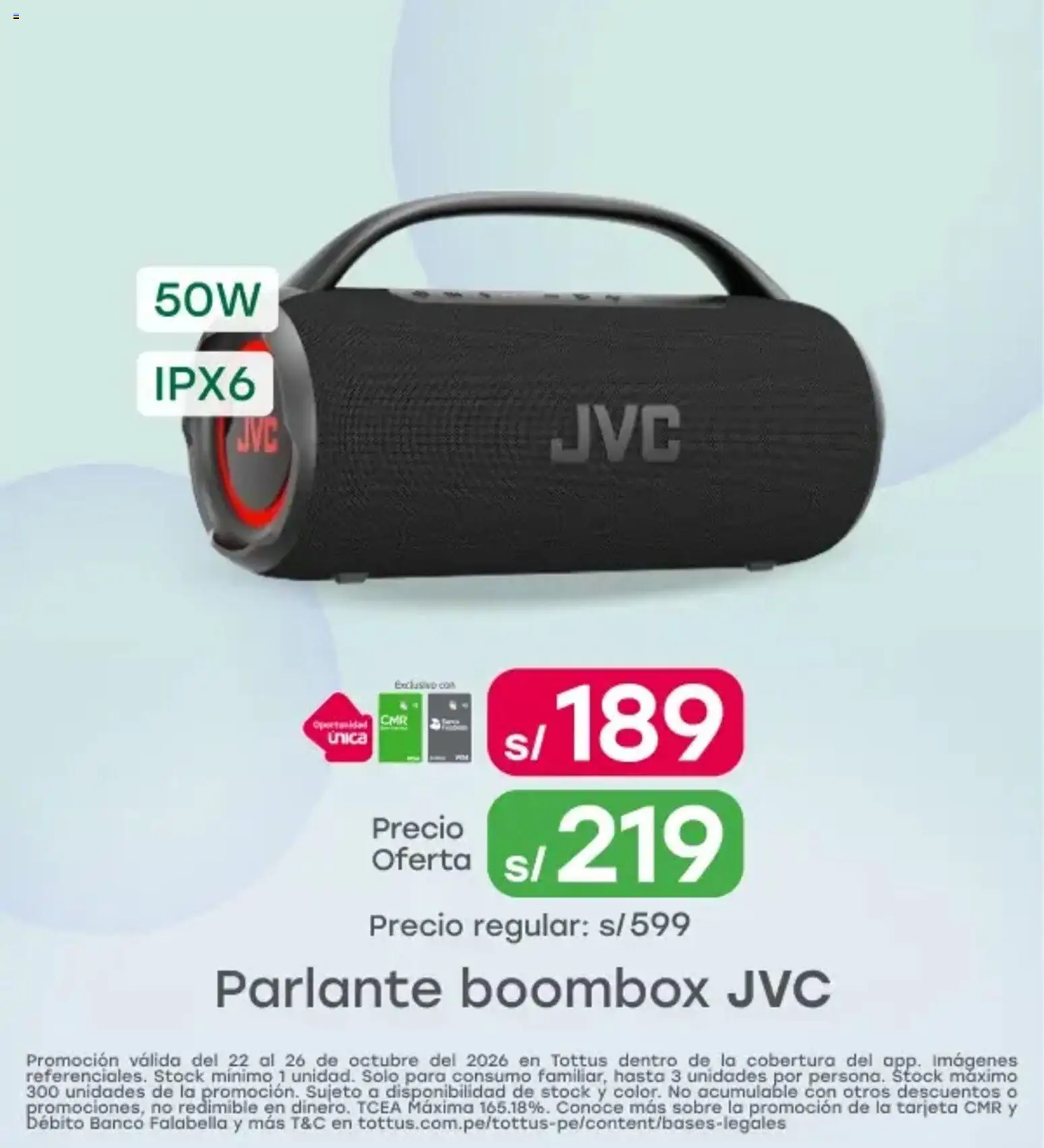 Catálogo Tottus válido desde 22/10/2026 | Página: 8