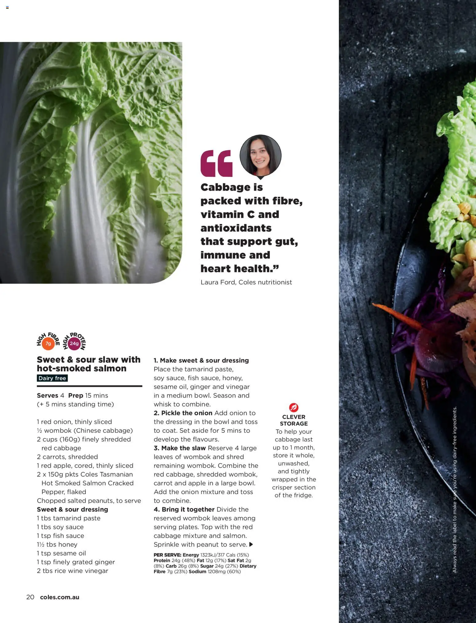 Coles catalogue - valid from 01/07/2026 | Page: 20 | Products: Fish, Sugar, Vinegar, Cabbage