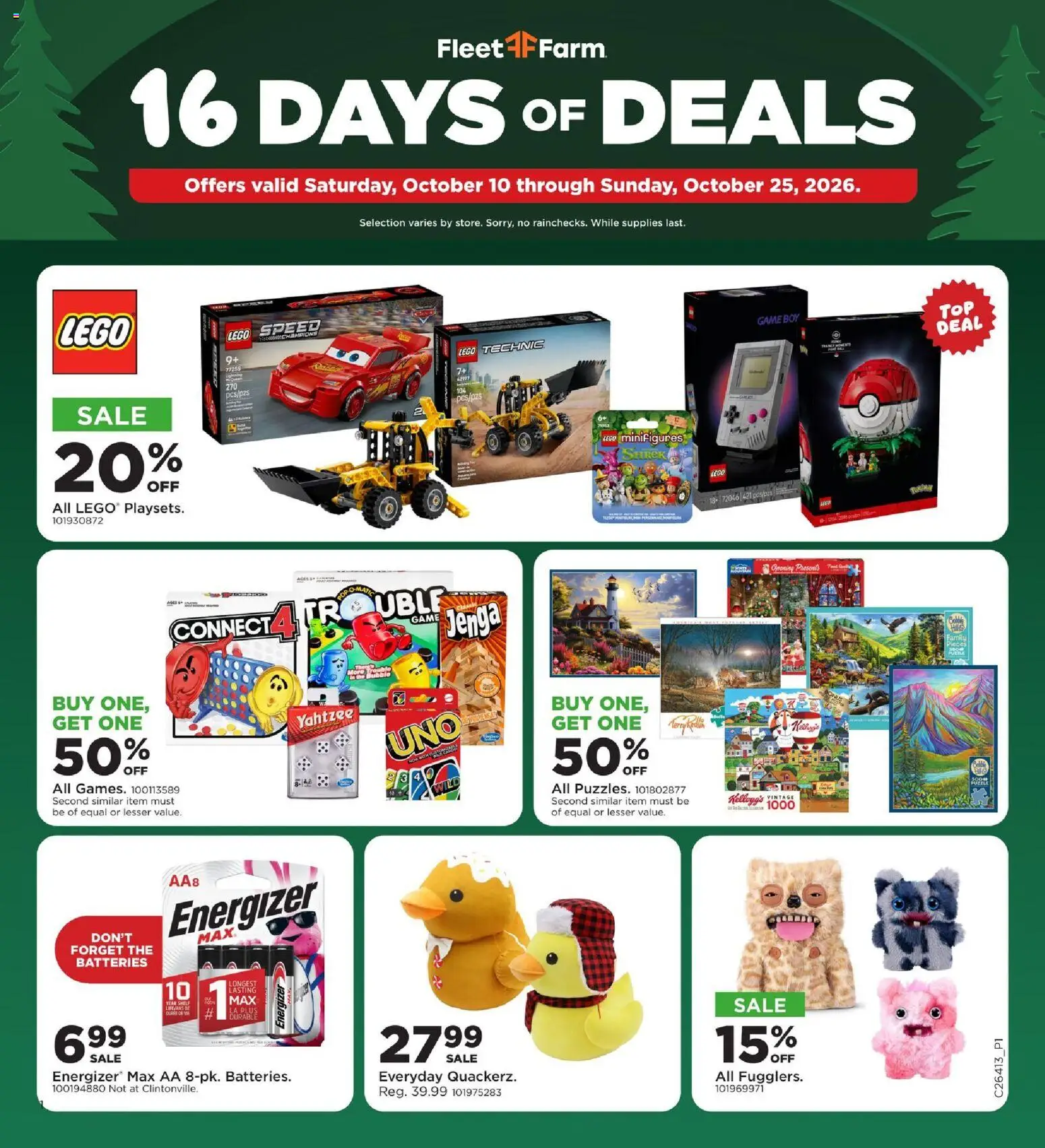 Mills Fleet Farm Deals Ad - valid from 10/10/2026 | Page: 1