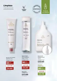 Natura catálogo ciclo 07 -  Vista previa de la revista de la tienda Natura valido desde el 08.04.2026 | Página: 112 | Productos: Agua, Agua micelar, Espuma, Desmaquillante