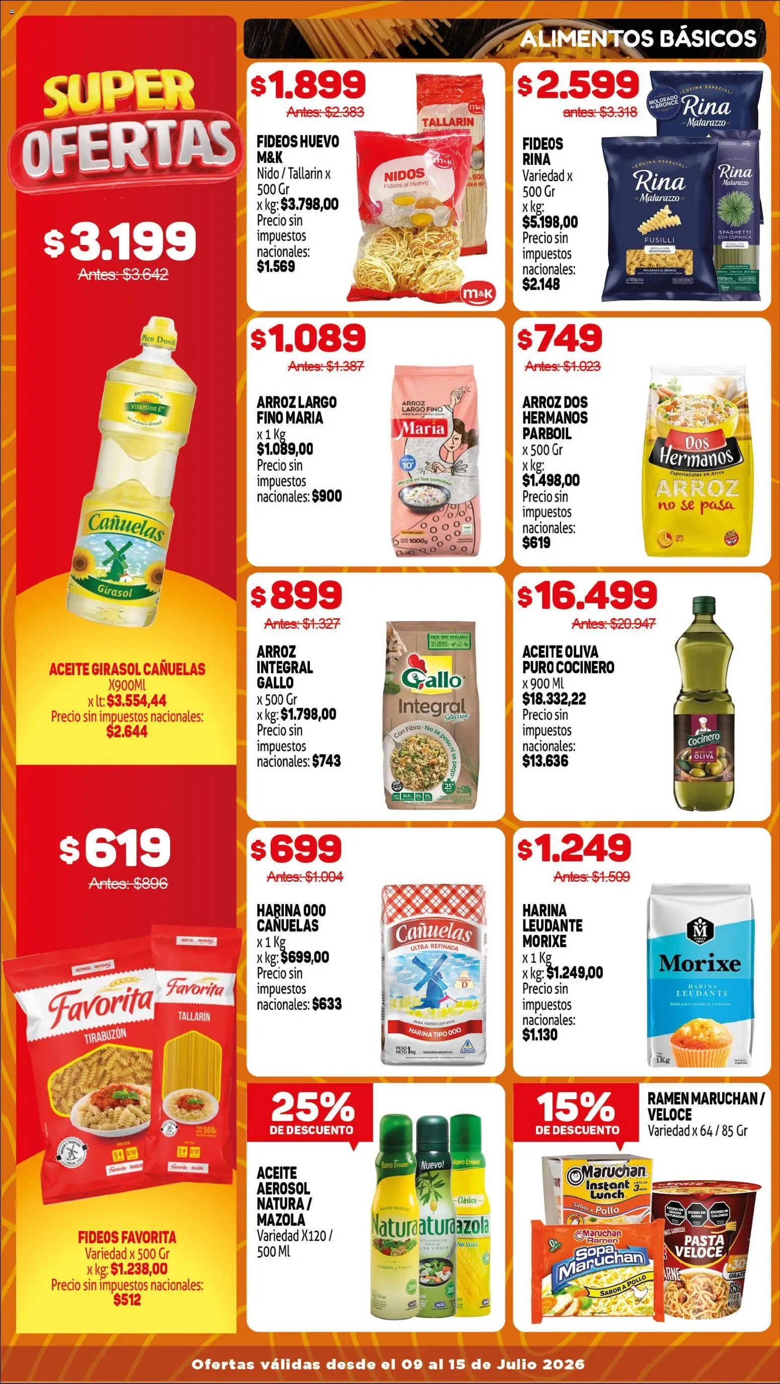 Makro Ofertas VOLVETE A ILUSIONAR │ válido desde el 09/07/2026 | Página: 5 | Productos: Pico, Pollo, Oliva, Pasta