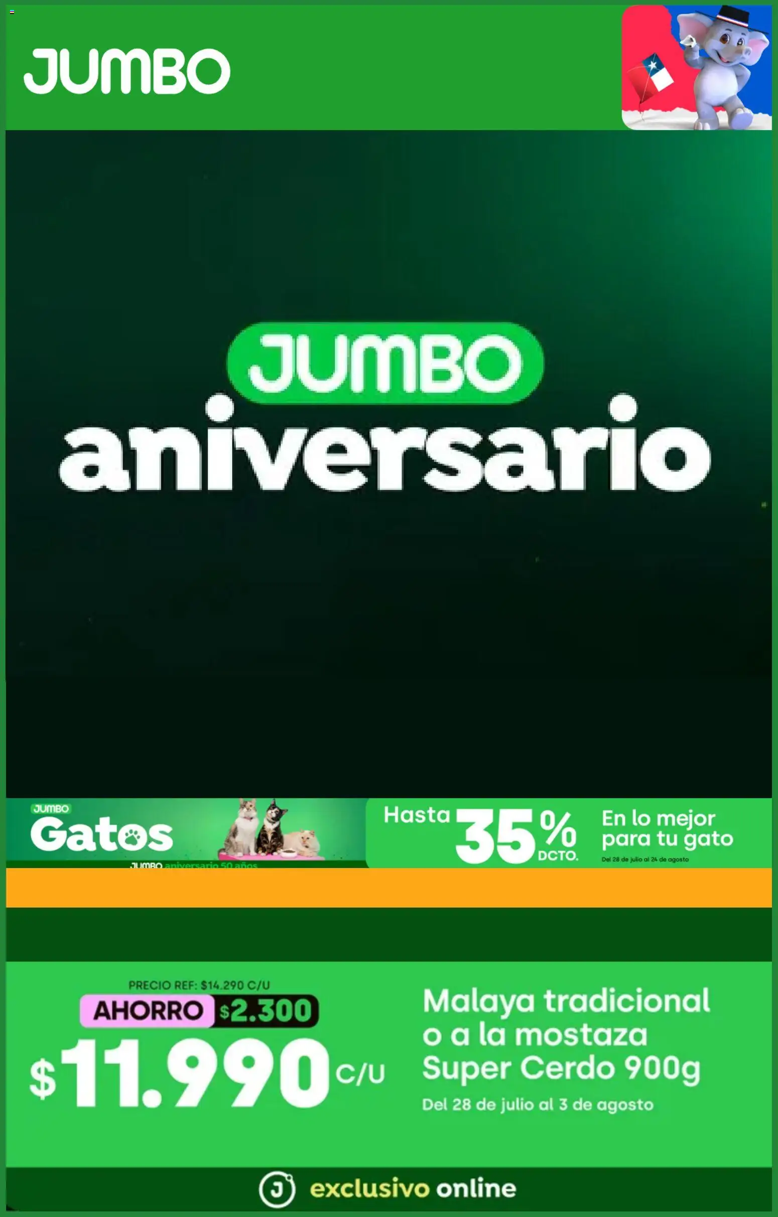 Jumbo Ofertas │ válido desde el 27.07.2026 | Página: 1 | Productos: Cerdo, Mostaza