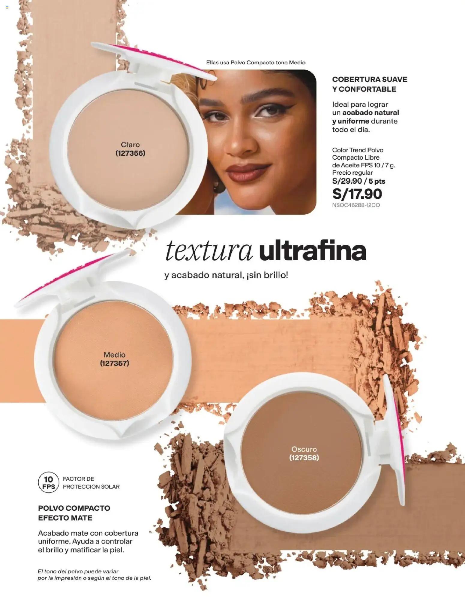 Catálogo Avon válido desde 11/08/2026 | Página: 66 | Productos: Aceite, Polvo