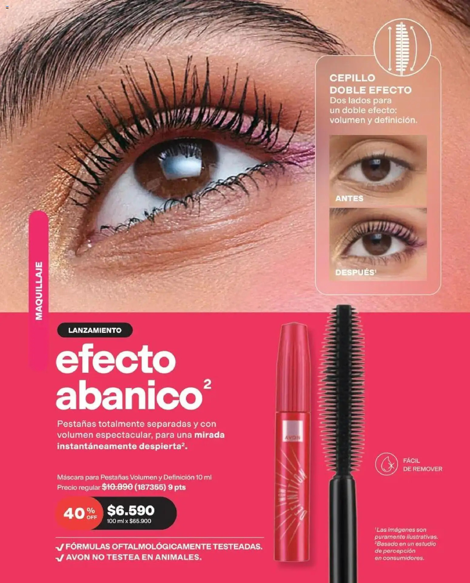 Catálogo Avon Campaña 14 │ válido desde el 15.09.2026 | Página: 149 | Productos: Maquillaje, Cepillo, Máscara