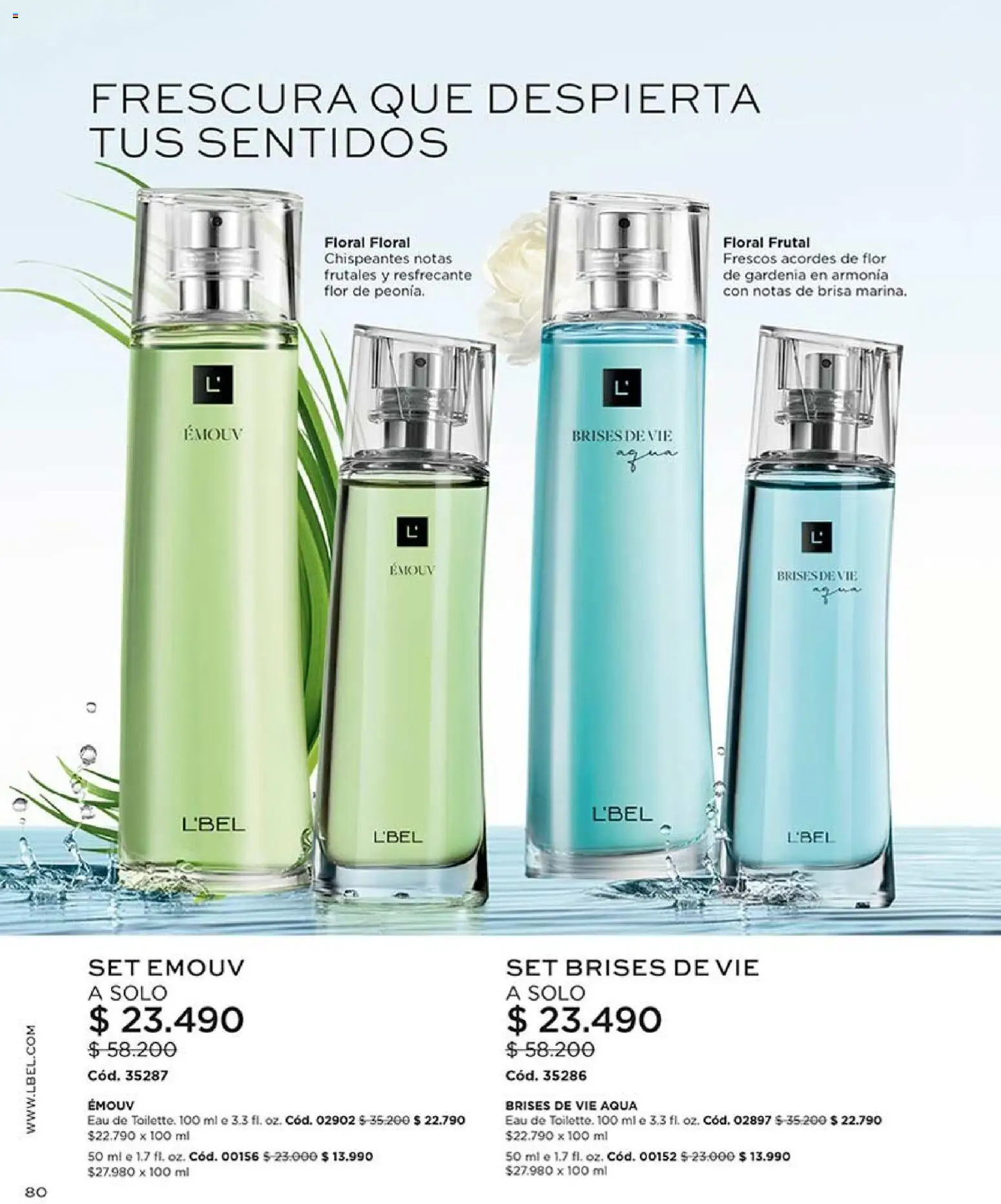 Catálogo L'Bel Campaña 12 │ válido desde el 07.07.2026 | Página: 80 | Productos: Agua
