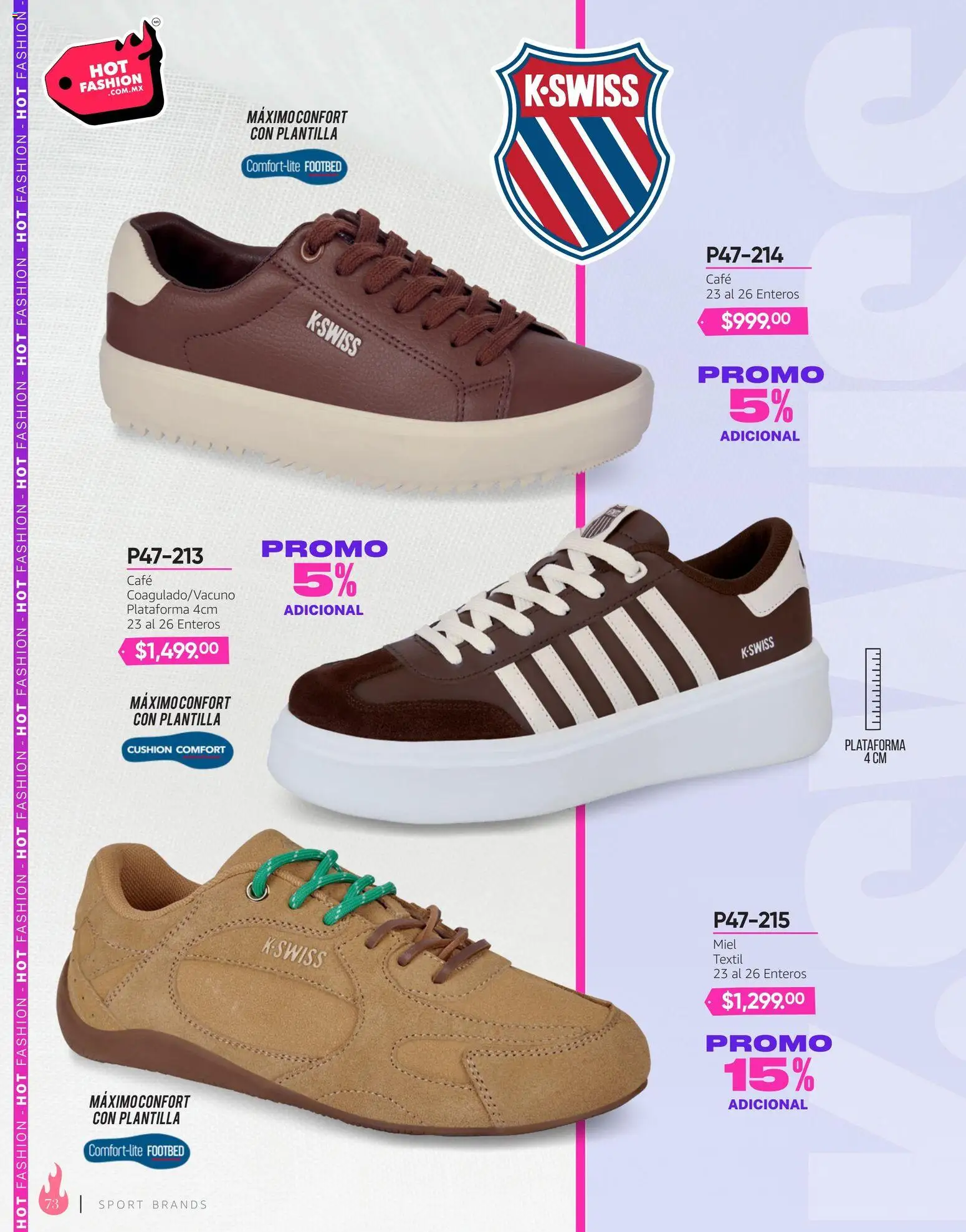 Nuevas ofertas de Cklass válidas en toda la República Mexicana desde el 03/08/2026. ¡Encuentra las mejores ofertas en Cklass catálogo Hot Fashion Ropa! | Página: 155 | Productos: Café