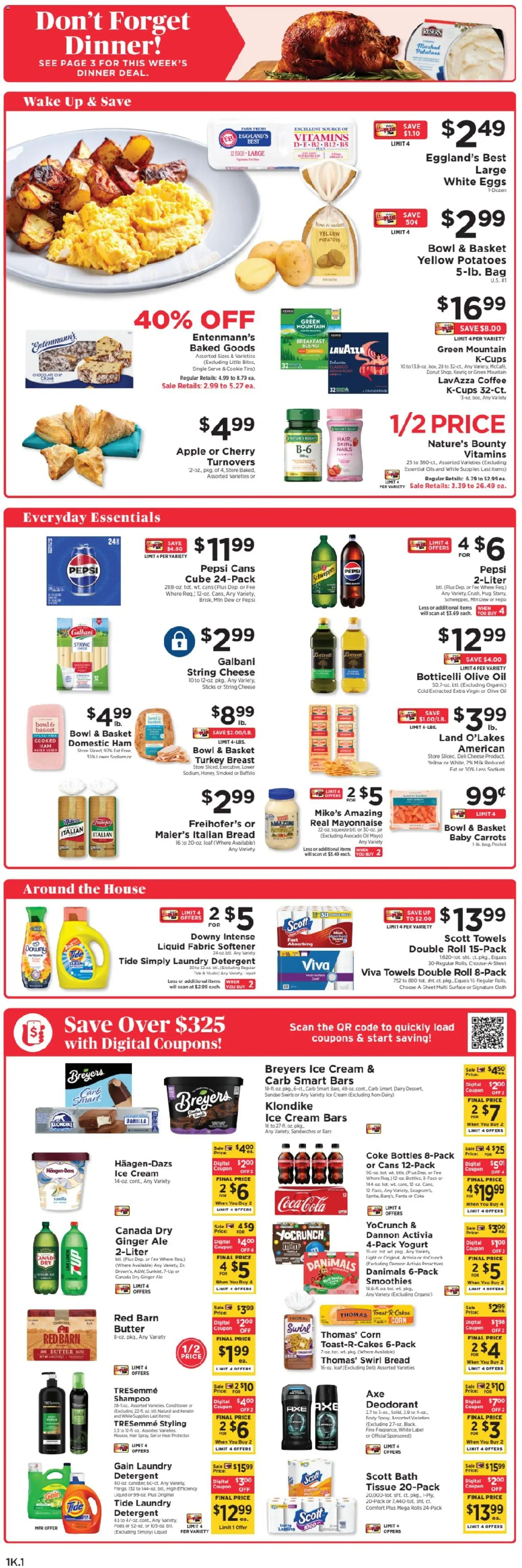 ShopRite Weekly Ad - valid from 09/06/2026 | Page: 3 | Products: Shampoo, Bread, Mayonnaise, Vanilla