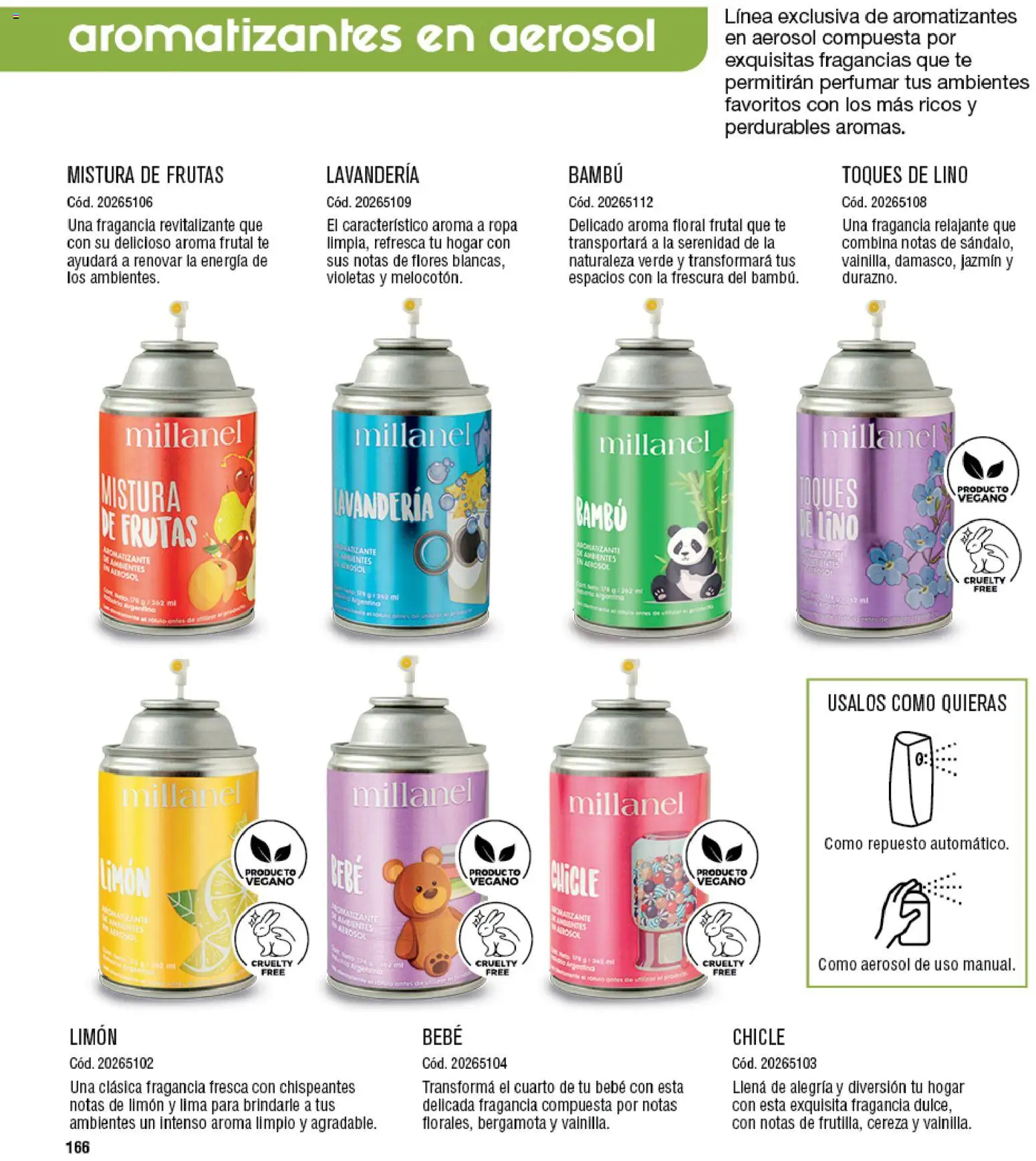 Millanel - Catálogo │ válido desde el 25.05.2026 | Página: 190 | Productos: Fragancia, Limón, Chicle, Té