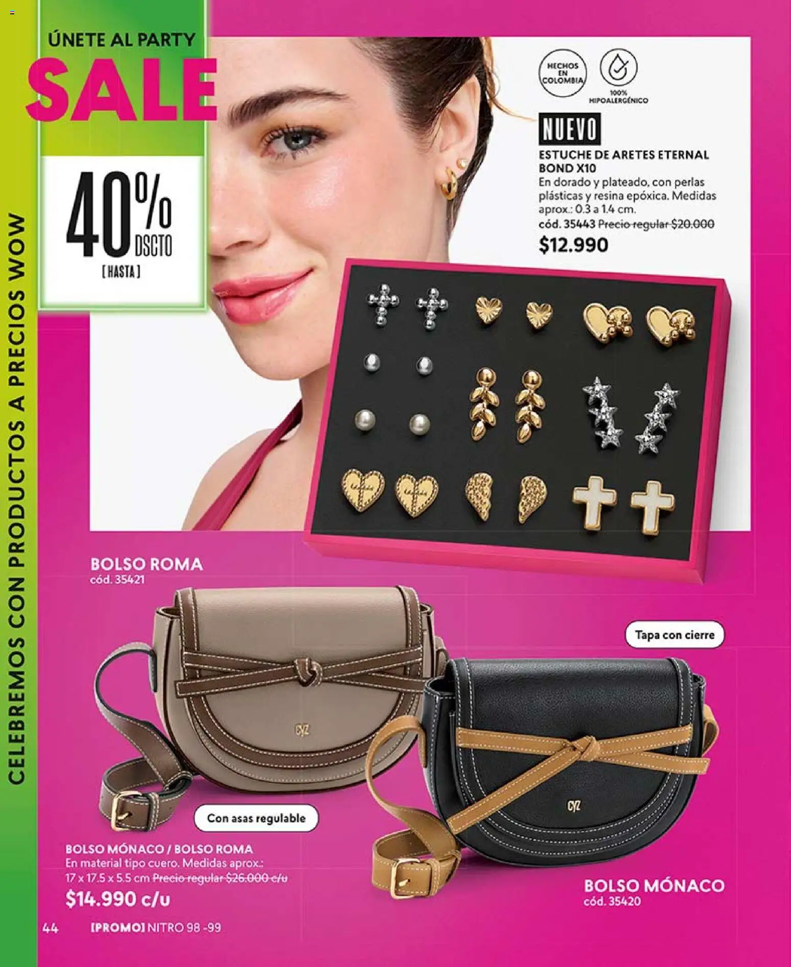 Catálogo CyZone Campaña 11 │ válido desde el 14.06.2026 | Página: 56 | Productos: Estuche, Bolso
