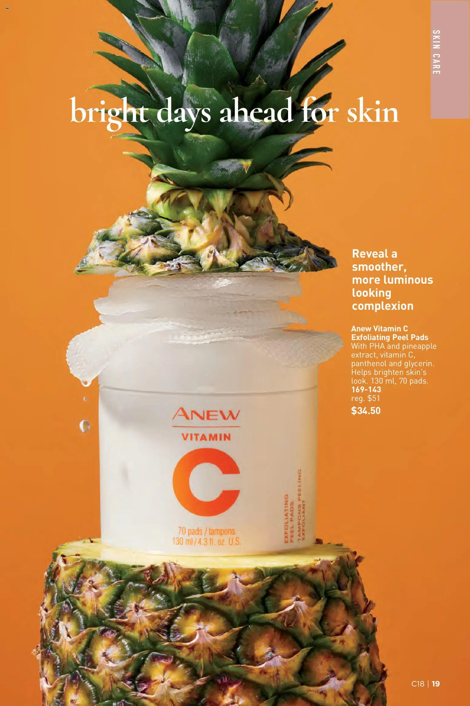 Avon flyer valid from Aug 27, 2026 | Page: 19 | Products: Pineapple, Peeling, Tampons