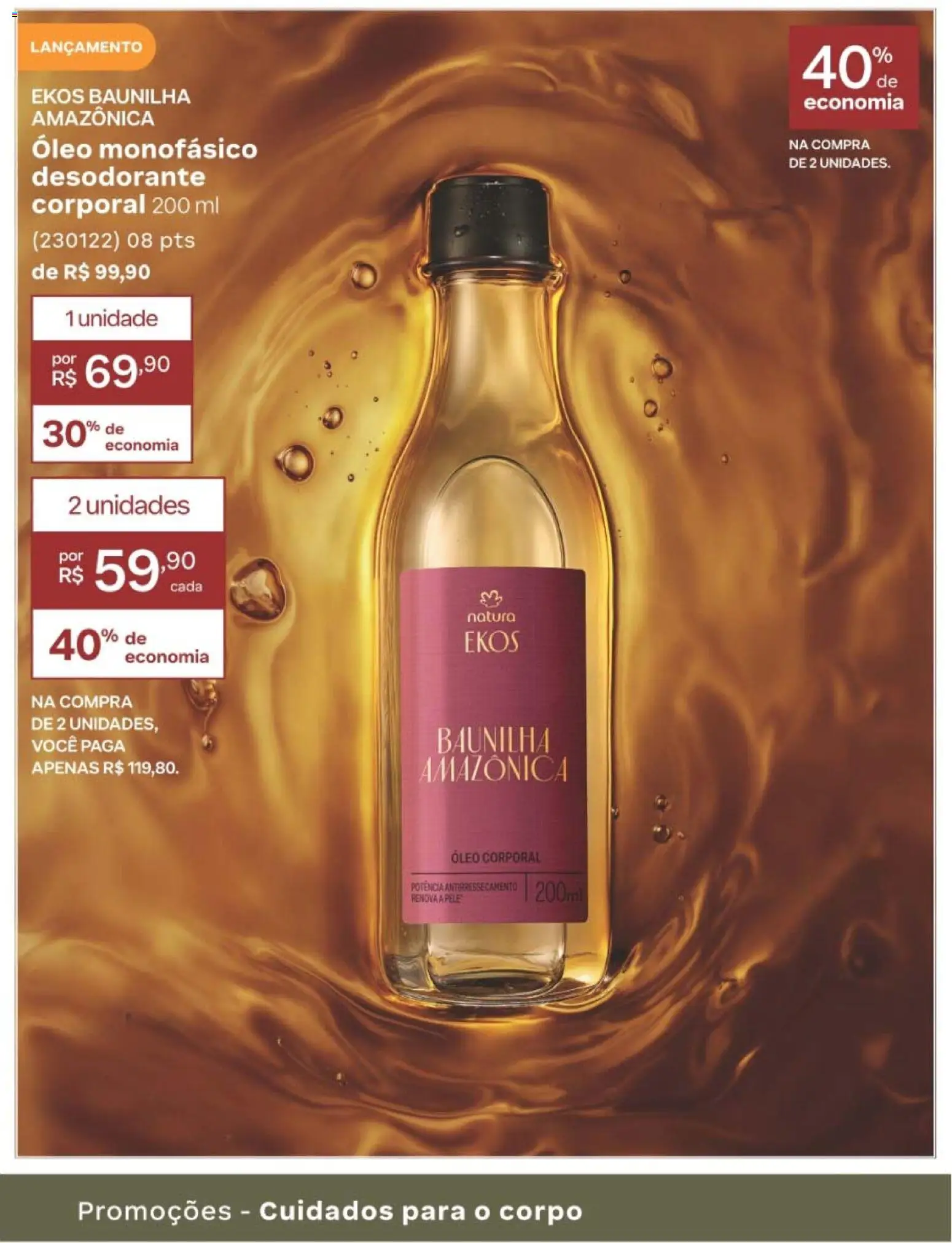 Natura Folheto - válido de 10/08/2026 | Página: 209 | Produtos: Desodorante, Óleo