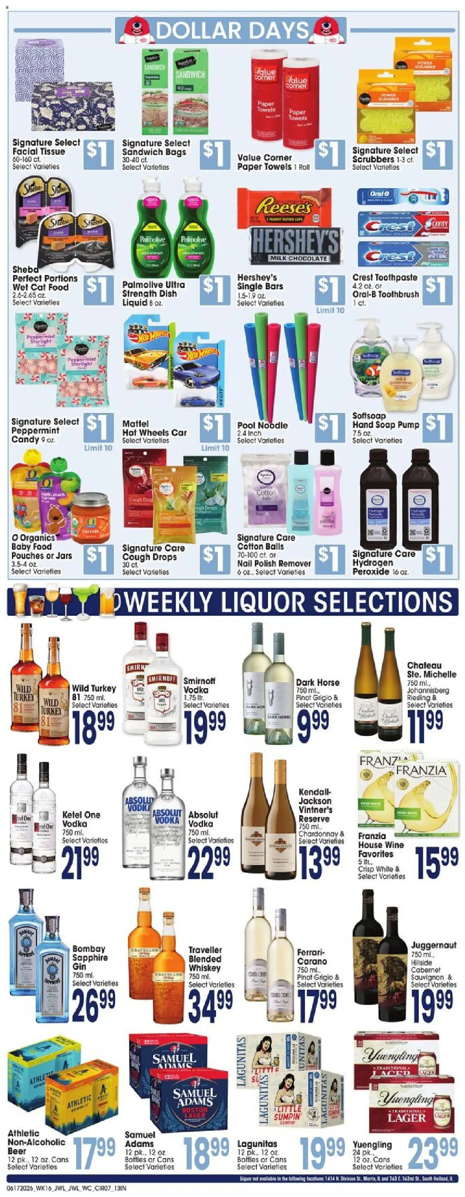 Jewel Osco Weekly Ad - IN - valid from 17.06.2026 | Page: 7 | Products: Nail, Milk, Toothpaste, Toothbrush