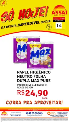 Assaí Atacadista ofertas - DF - Pré-Visualização do folheto da loja Assaí Atacadista, válido de 14/07/2026