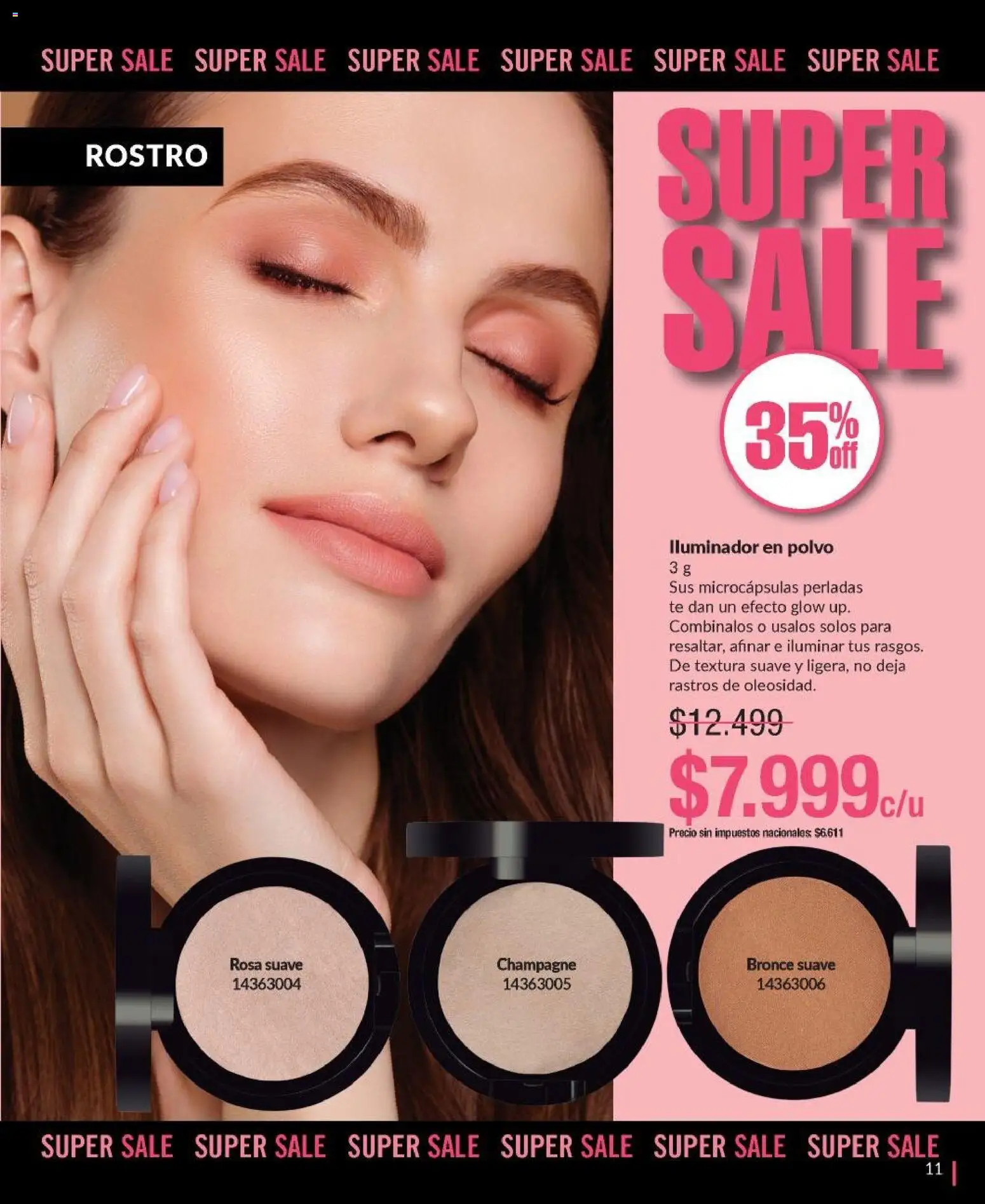 Bagués - Catálogo │ válido desde el 09.03.2026 | Página: 11 | Productos: Iluminador, Polvo, Té