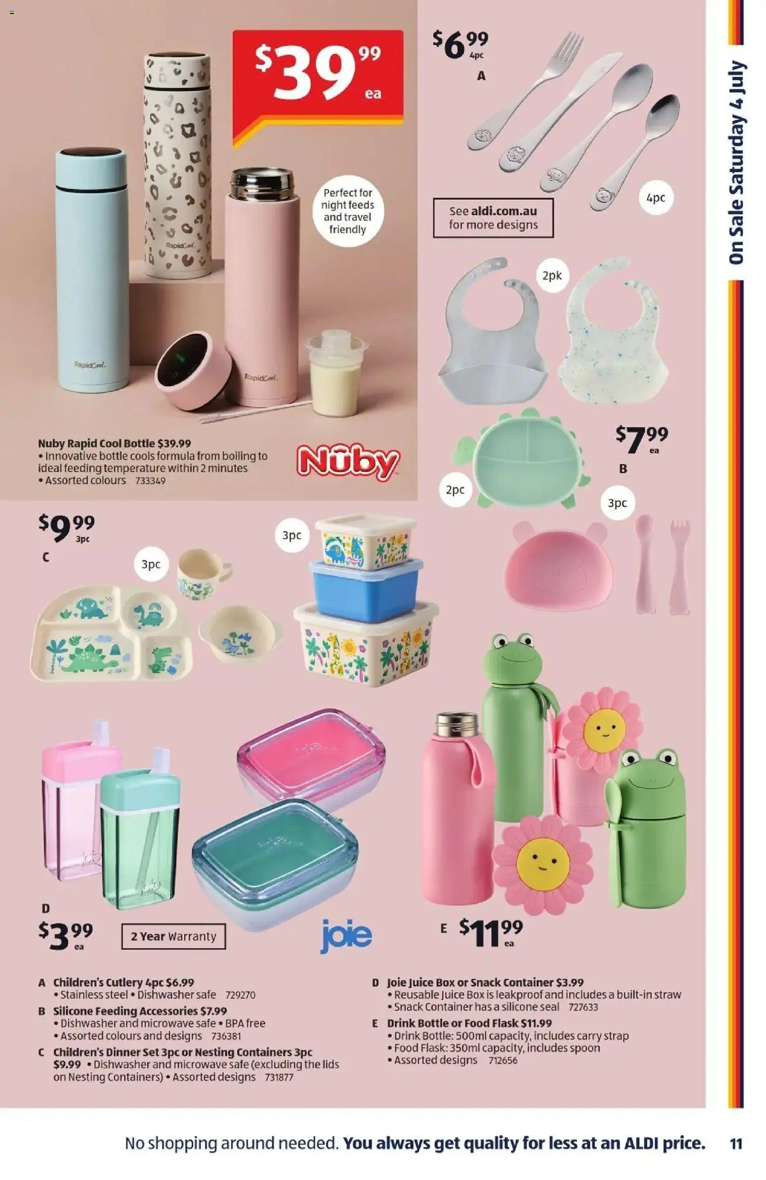 Aldi catalogue - valid from 01/07/2026 | Page: 11 | Products: Cutlery, Dinner set, Box, Accessories