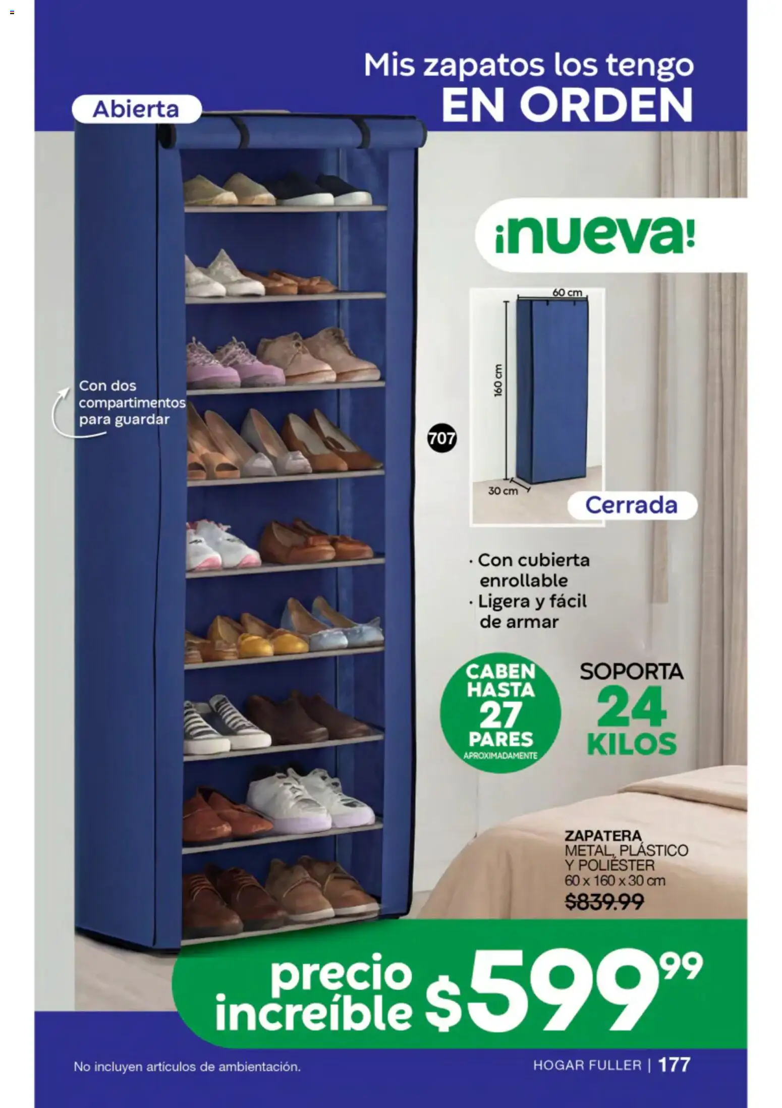 Nuevas ofertas de Fuller válidas en toda la República Mexicana desde el 22/07/2026. ¡Encuentra las mejores ofertas en Fuller campaña 8 2026! | Página: 163 | Productos: Zapatos