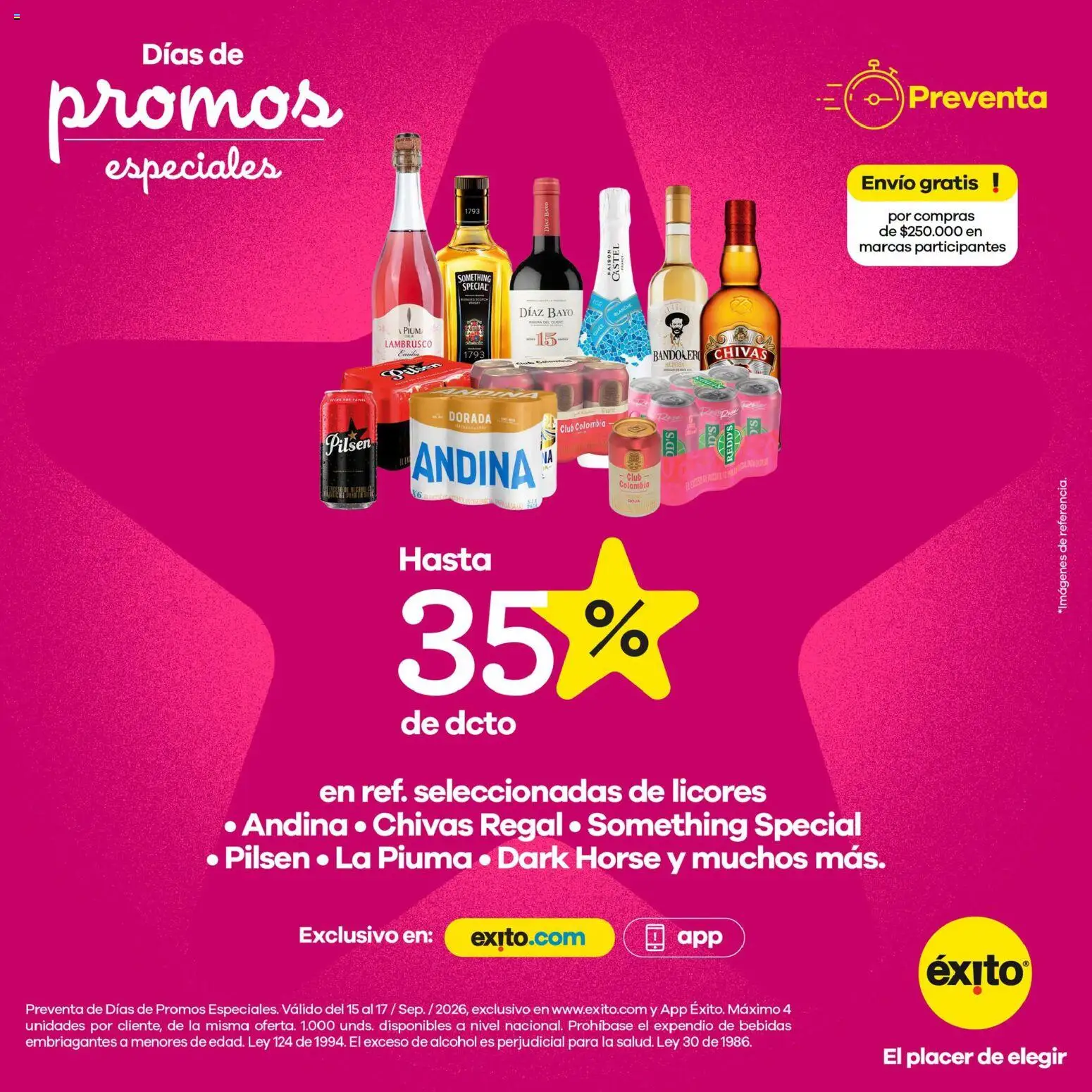 Éxito revista - valida desde el 15/09/2026 | Página: 10 | Productos: Bebidas, Lambrusco, Alcohol