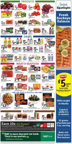 Preview of Stop & Shop weekly ads valid from 07/10/2026 | Page: 8 | Products: Cherries, Coffee, Seafood, Bag