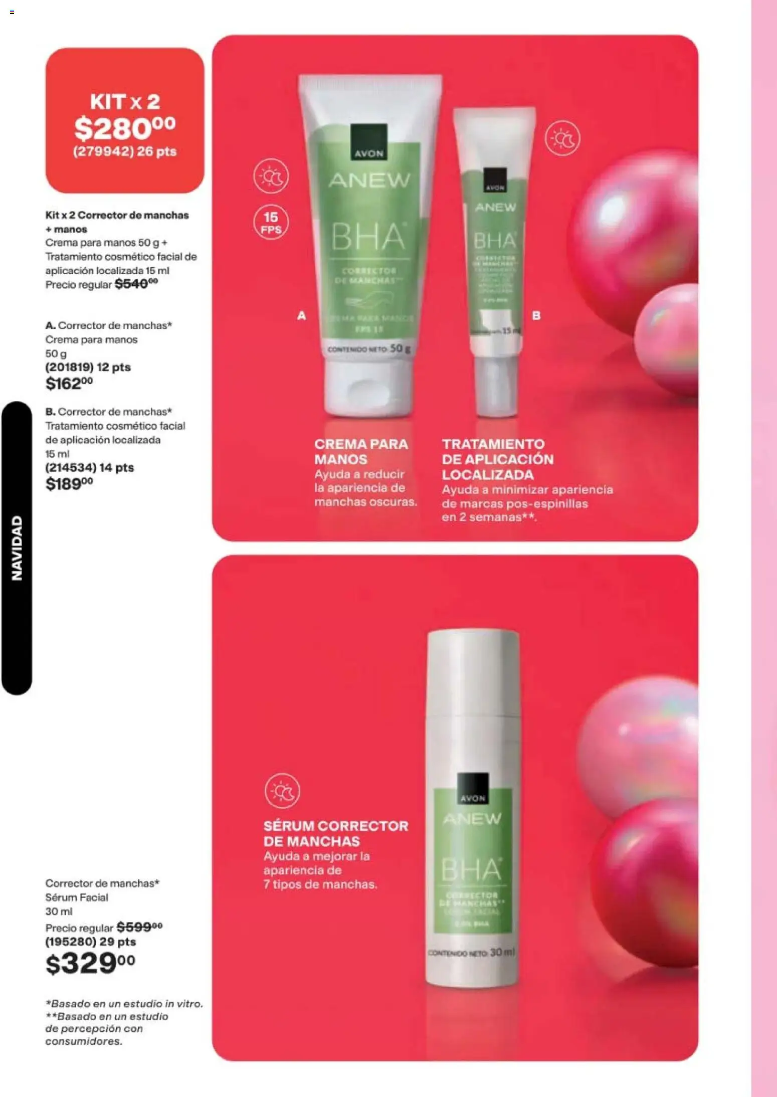 Nuevas ofertas de AVON válidas en toda la República Mexicana desde el 06/11/2026. ¡Encuentra las mejores ofertas en AVON campaña 17 2026! | Página: 64
