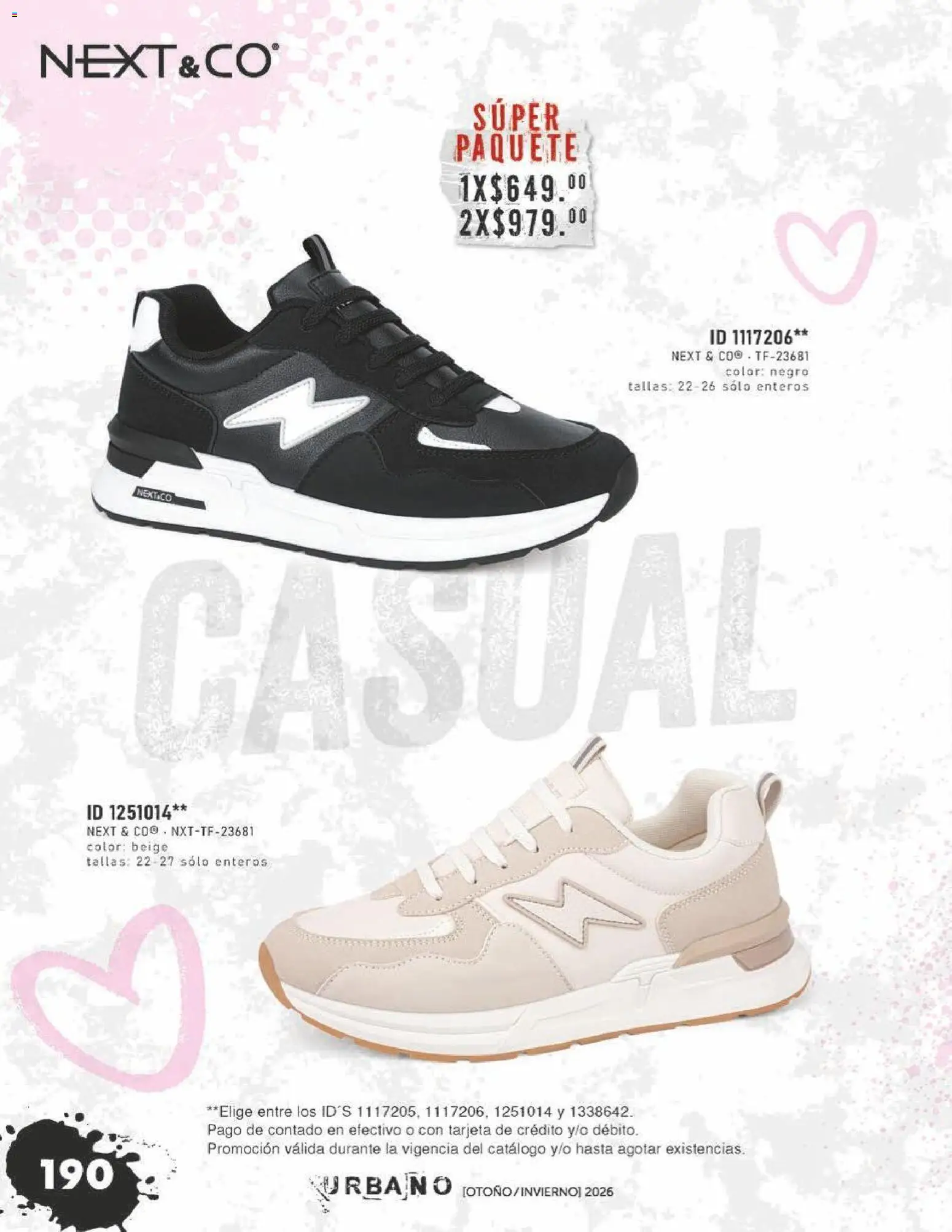 Nuevas ofertas de Price Shoes válidas en toda la República Mexicana desde el 31/07/2026. ¡Encuentra las mejores ofertas en Price Shoes catálogo Urbano! | Página: 190