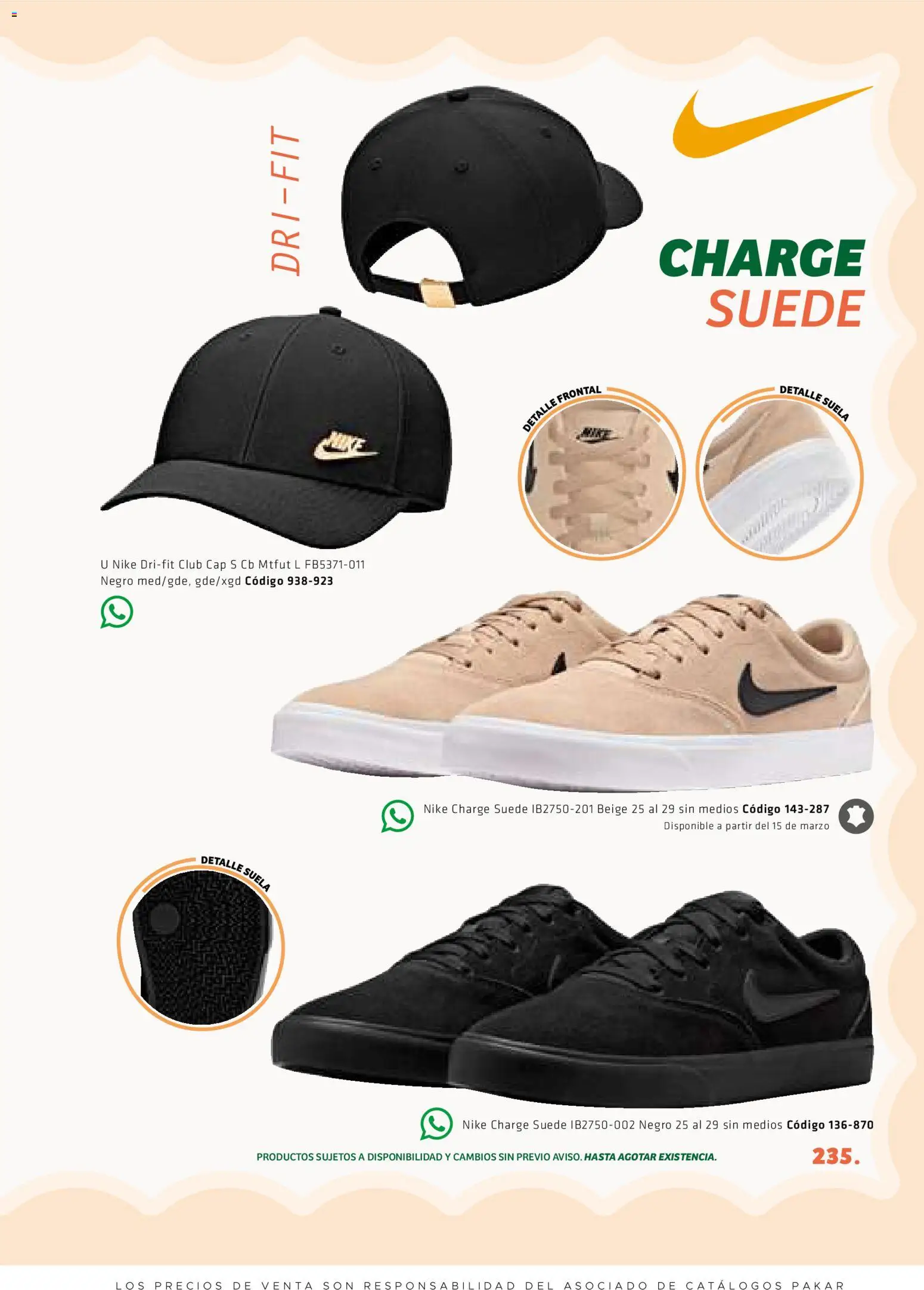 Nuevas ofertas de SC Pakar válidas en toda la República Mexicana desde el 27/02/2026. ¡Encuentra las mejores ofertas en SC Pakar catálogo Premium Men Tomo 1! | Página: 235