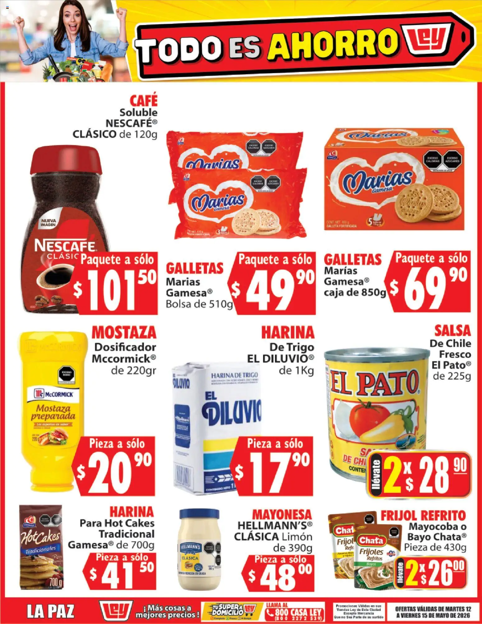 Nuevas ofertas de Casa Ley válidas en toda la República Mexicana desde el 12.05.2026. ¡Encuentra las mejores ofertas en Casa Ley folleto Todo es ahorro! | Página: 2