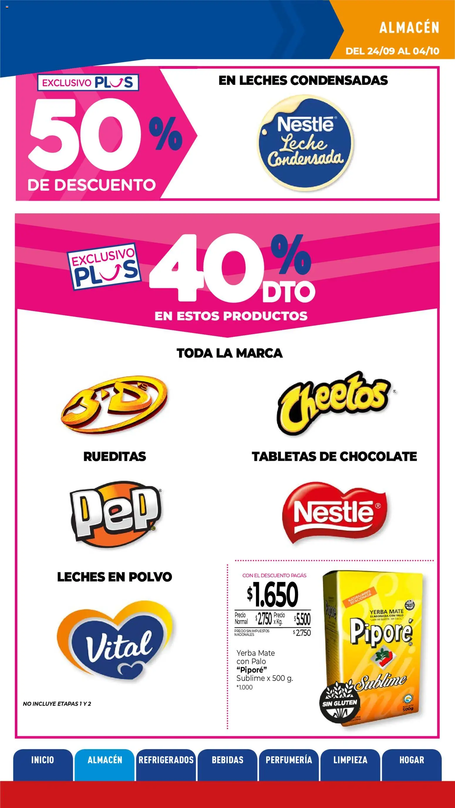 La Anonima catálogo │ válido desde el 24/09/2026 | Página: 3 | Productos: Mate, Leche condensada, Bebidas, Polvo