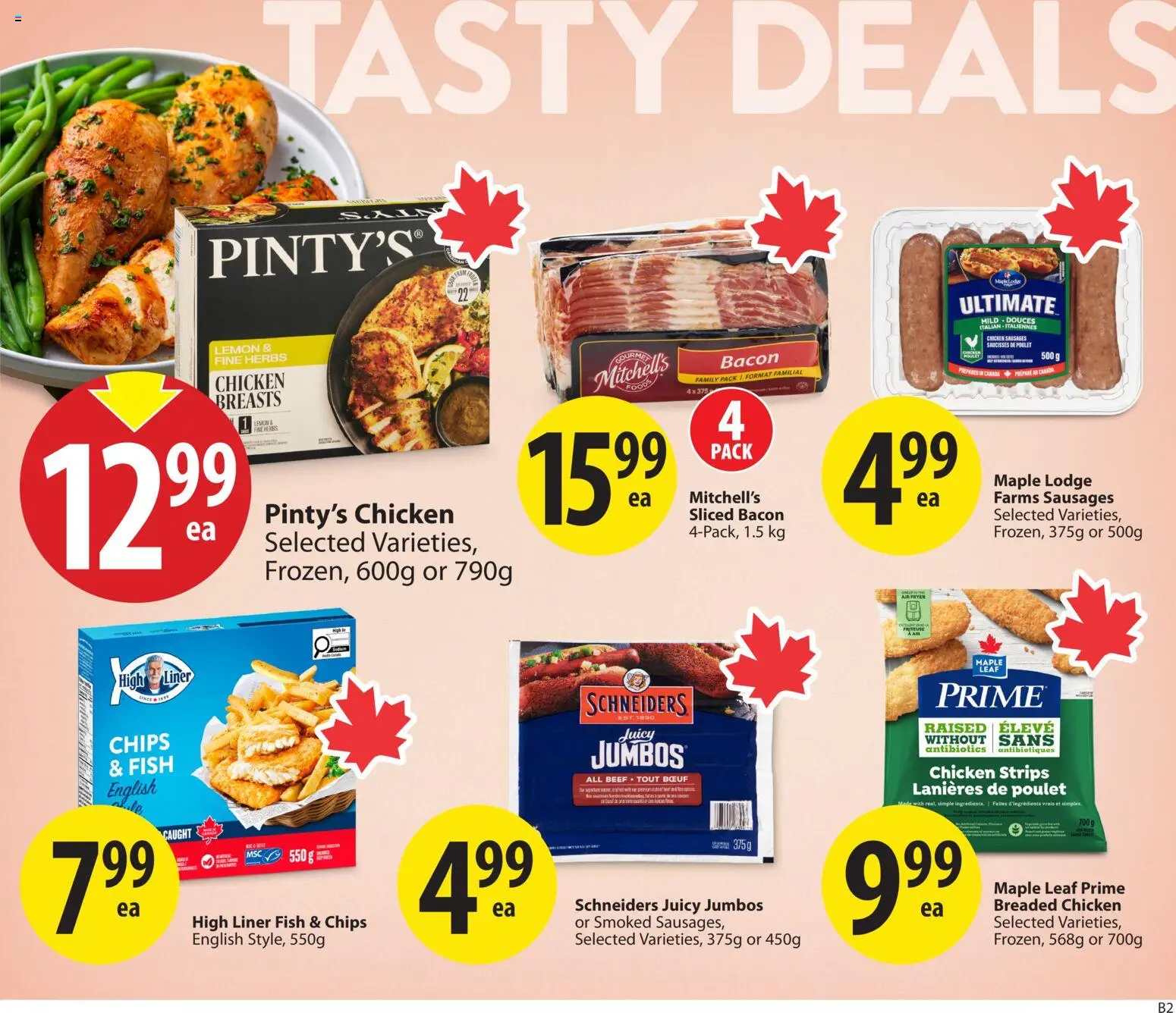 Save on foods flyer valid from 07.05.2026 | Page: 11 | Products: Fish, Chips, Chicken