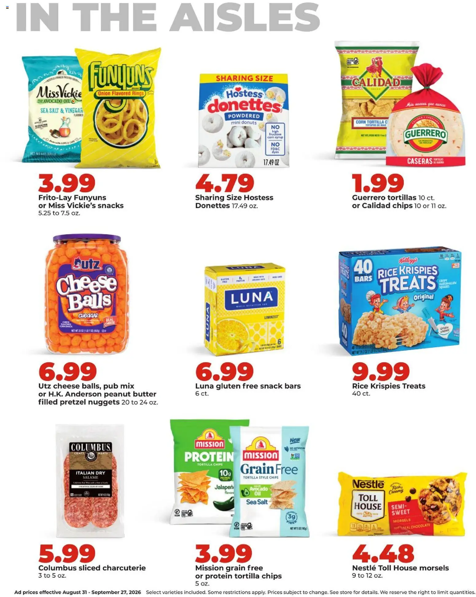 HyVee Monthly Ad - valid from 08/31/2026 | Page: 23 | Products: Vinegar, Corn, Syrup, Peanut butter