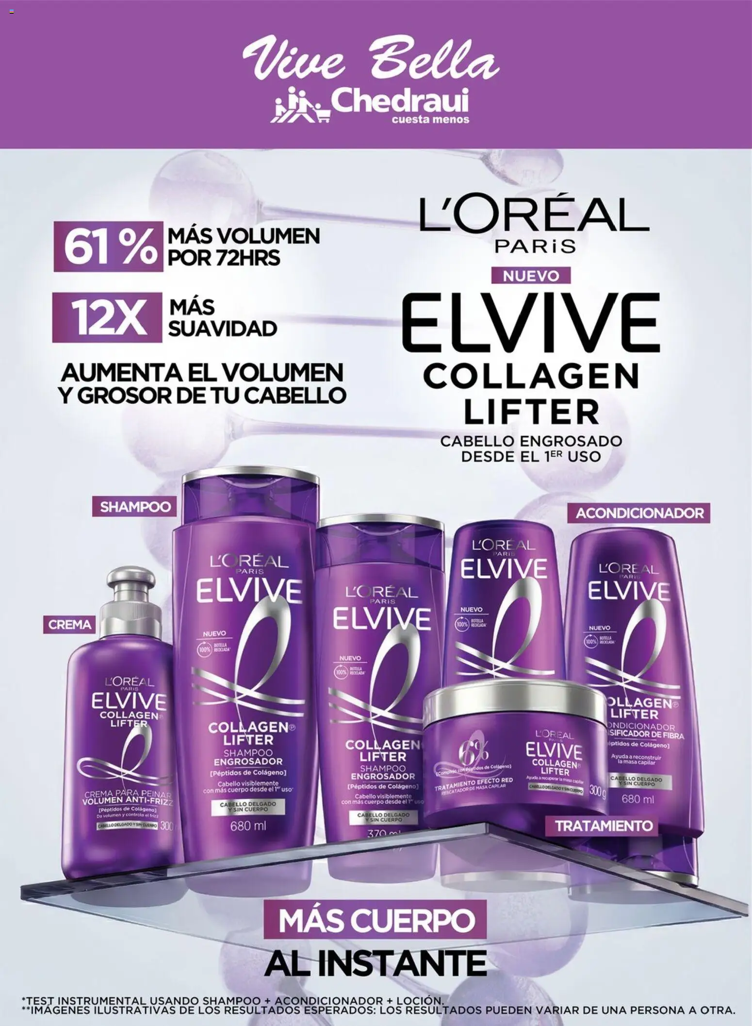 Nuevas ofertas de Chedraui válidas en toda la República Mexicana desde el 04.05.2026. ¡Encuentra las mejores ofertas en Chedraui folleto! | Página: 76 | Productos: Crema, Acondicionador