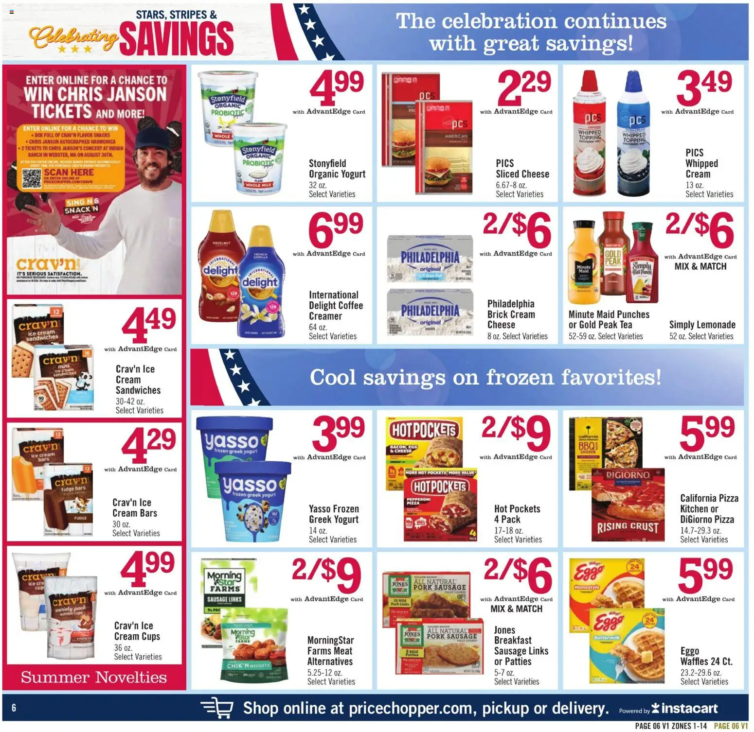 Price Chopper Weekly Ad - valid from 07/26/2026 | Page: 6 | Products: Box, Milk, Pizza, Cream